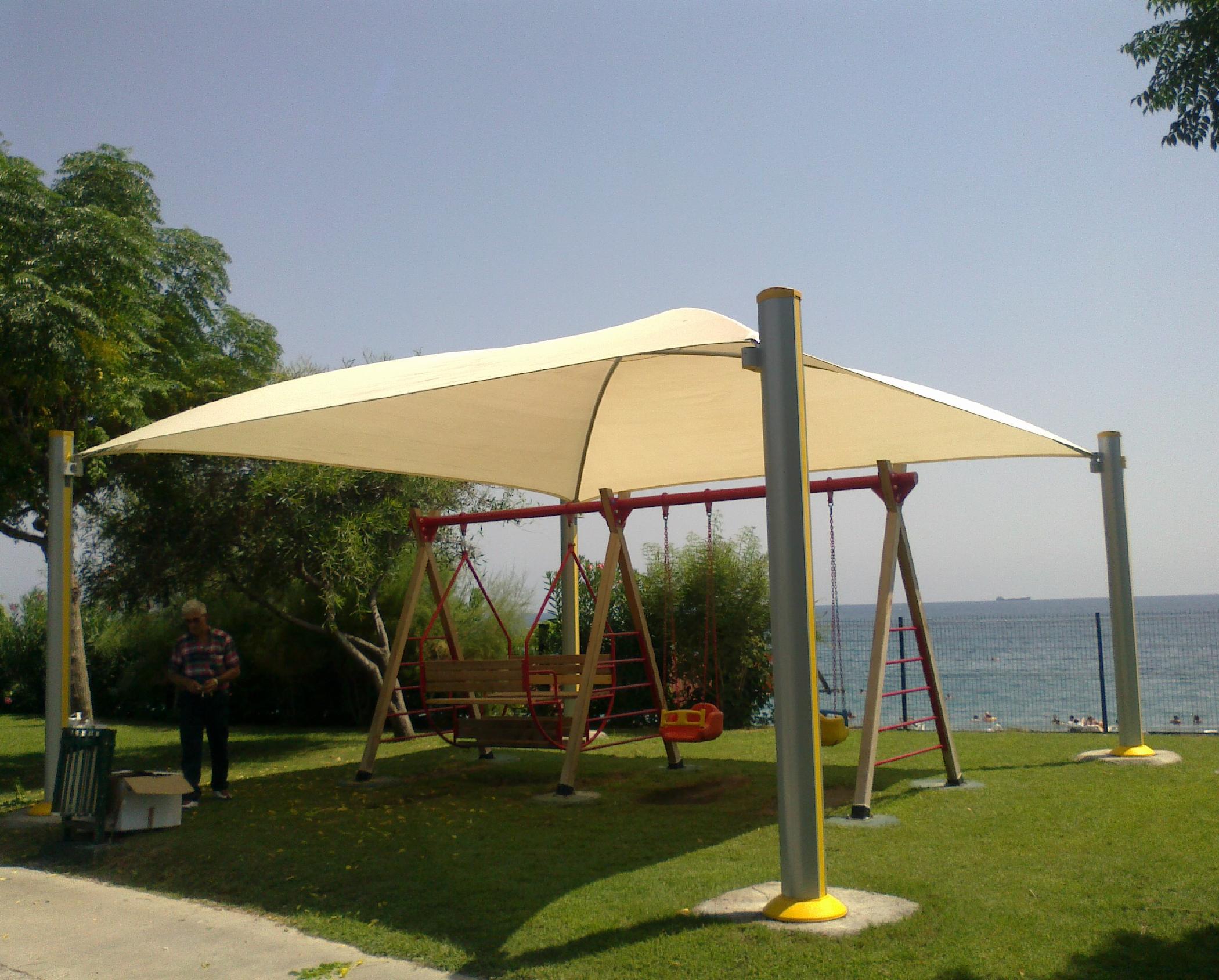 Children's Pool / Playground and Garden Shade Systems (Price is determined by project.)