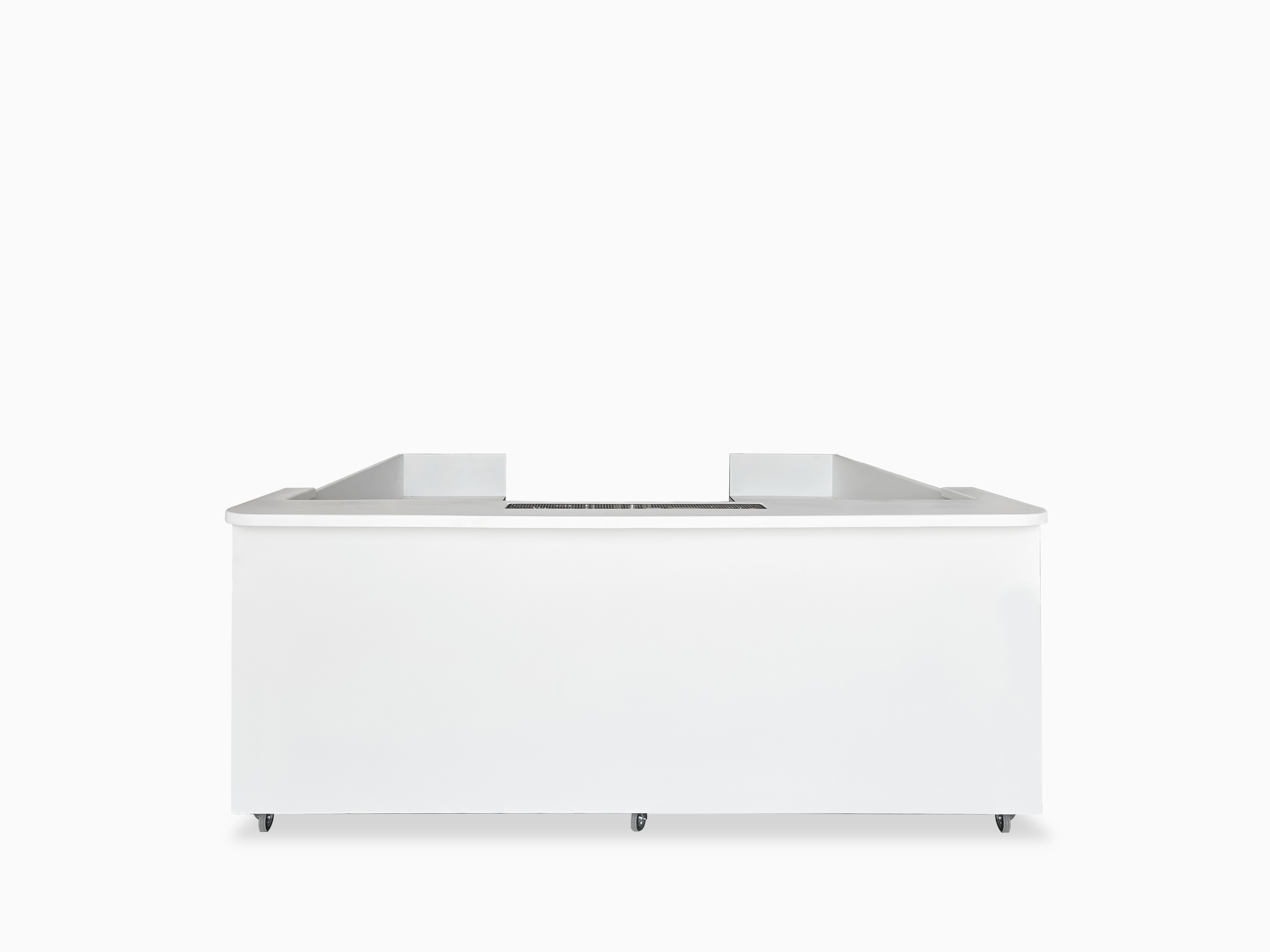 Deluxe Mobile Bar D-300 / Station - Alüminyum, Paslanmaz Çelik ve Fiberglas, Buz Kapları, Oteller veya Etkinlikler için Raflar