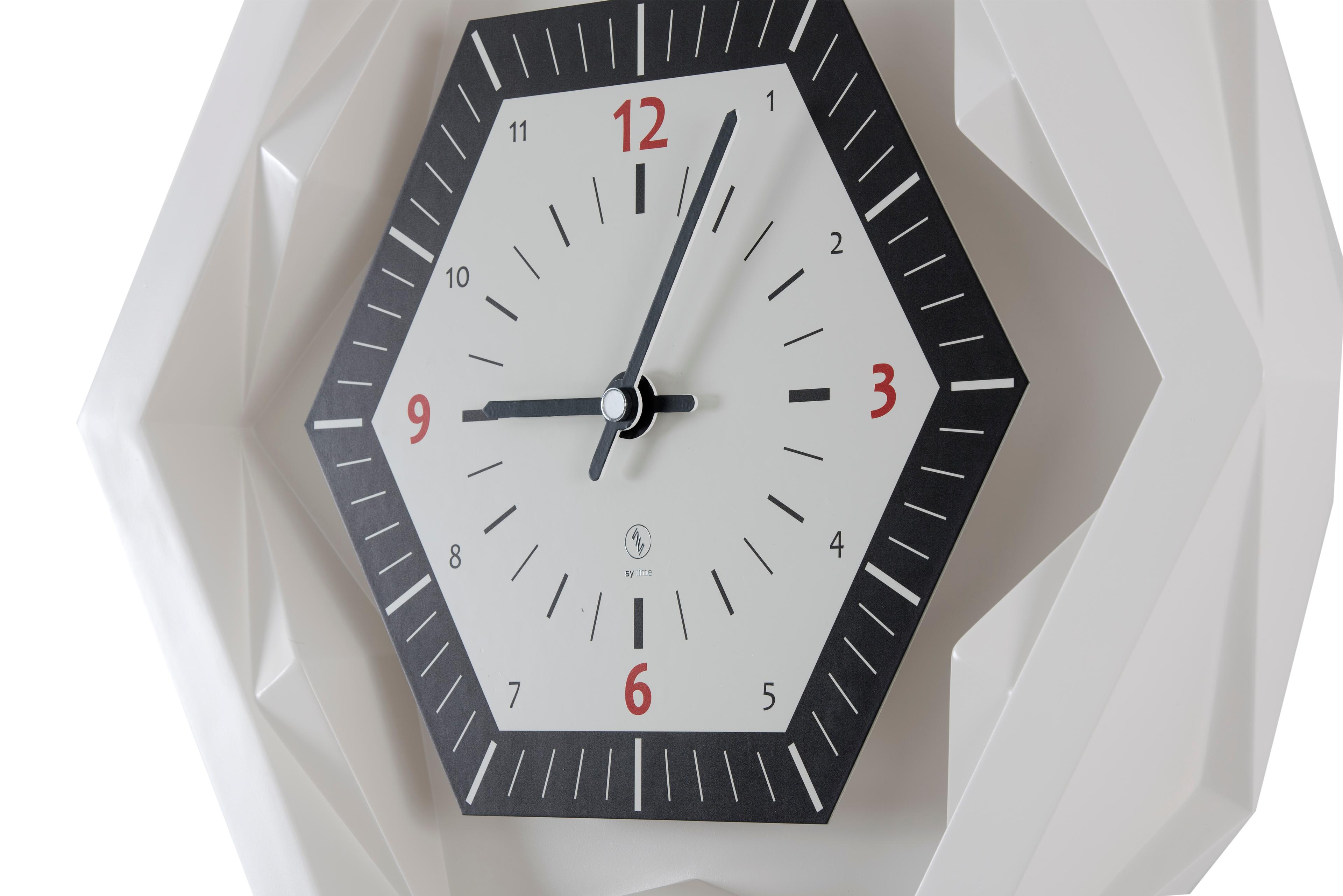 SY Time Bodrum 90 CM Wall Clock Patented Magnetic Dial System, Adjustable Arms, Fiberglass and Aluminum Design