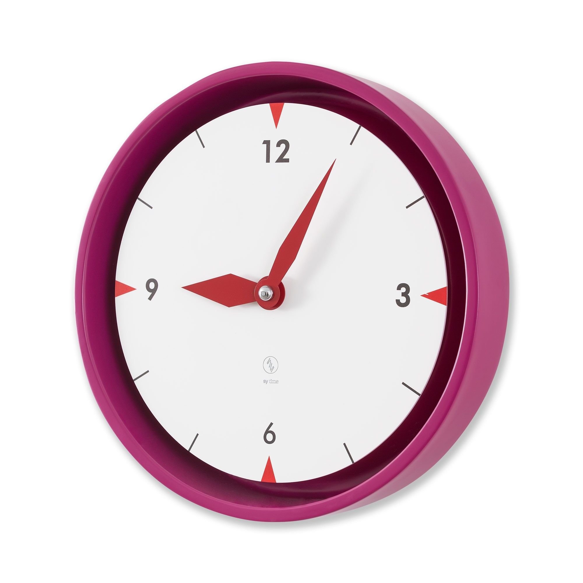 SY Time Iasos 40 CM Wall Clock - 5979 Patented Magnetic Dial System, Adjustable Hands, Fiberglass and Aluminum Design