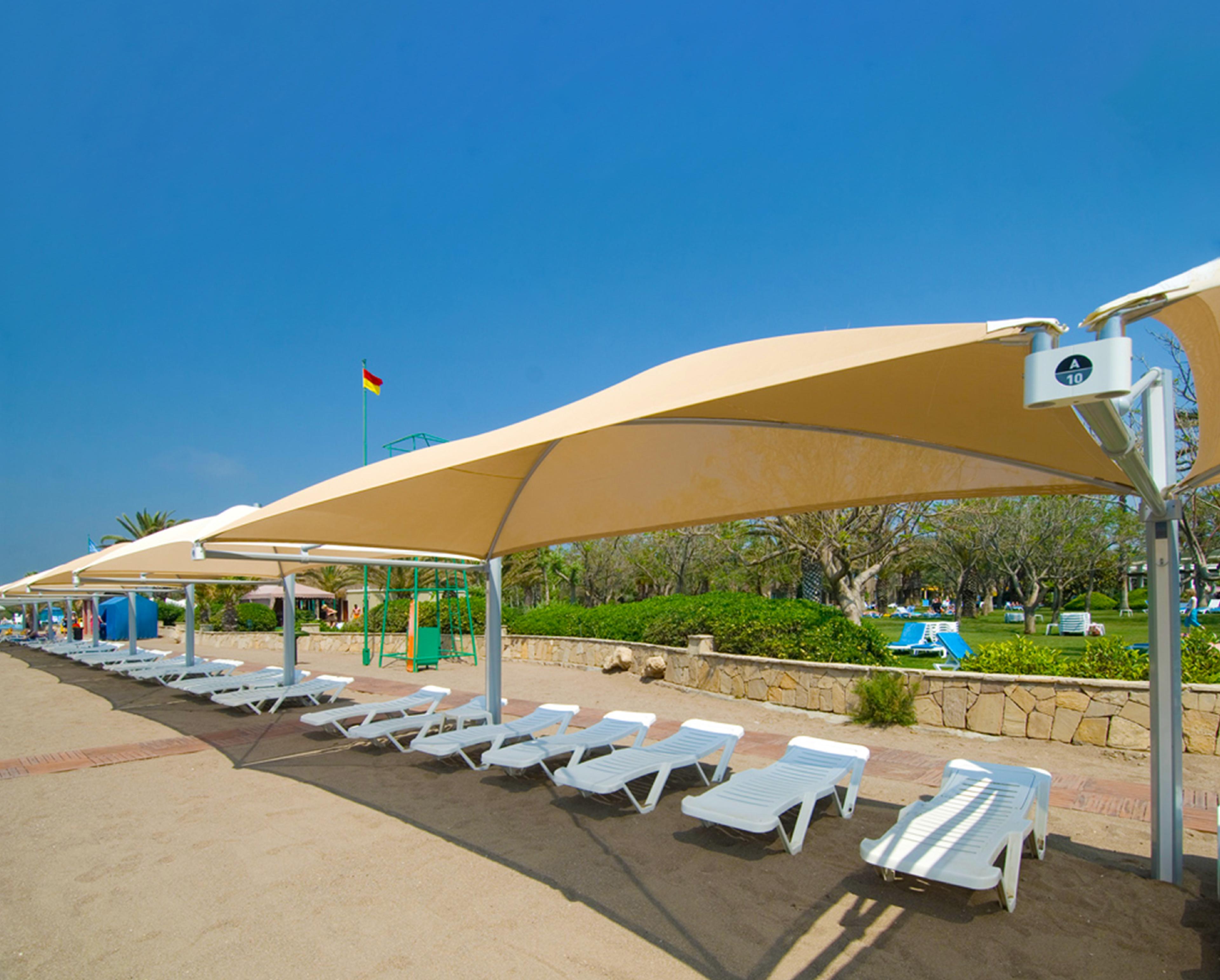 Beach/Pool Shade Systems (Standard 5 Sunbed Capacity)