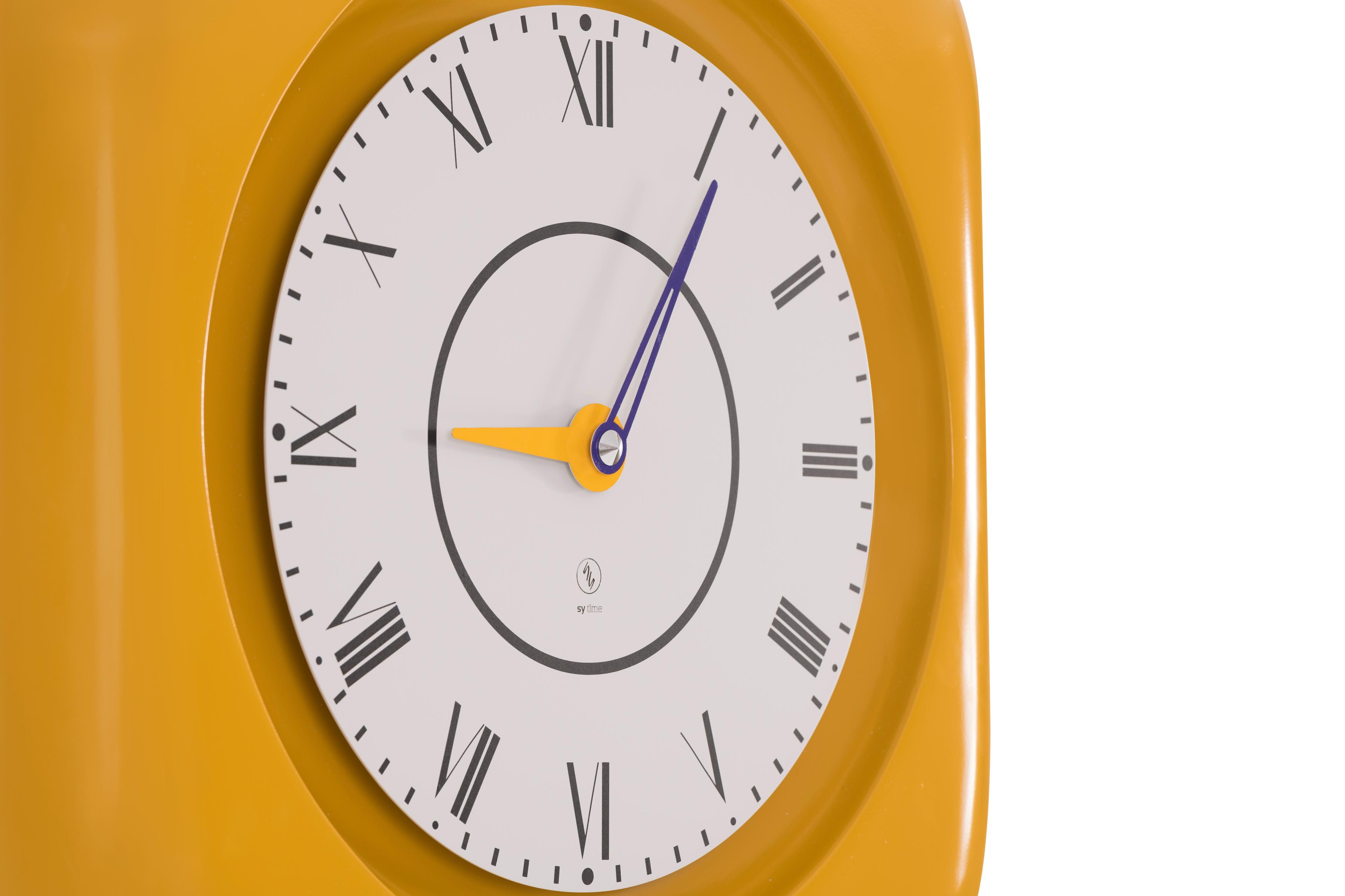 SY Time Knidos 80 CM Duvar Saati - 7171 Patentli Manyetik Kadran Sistemi, Ayarlanabilir Kollar, Fiberglas ve Alüminyum Tasarım