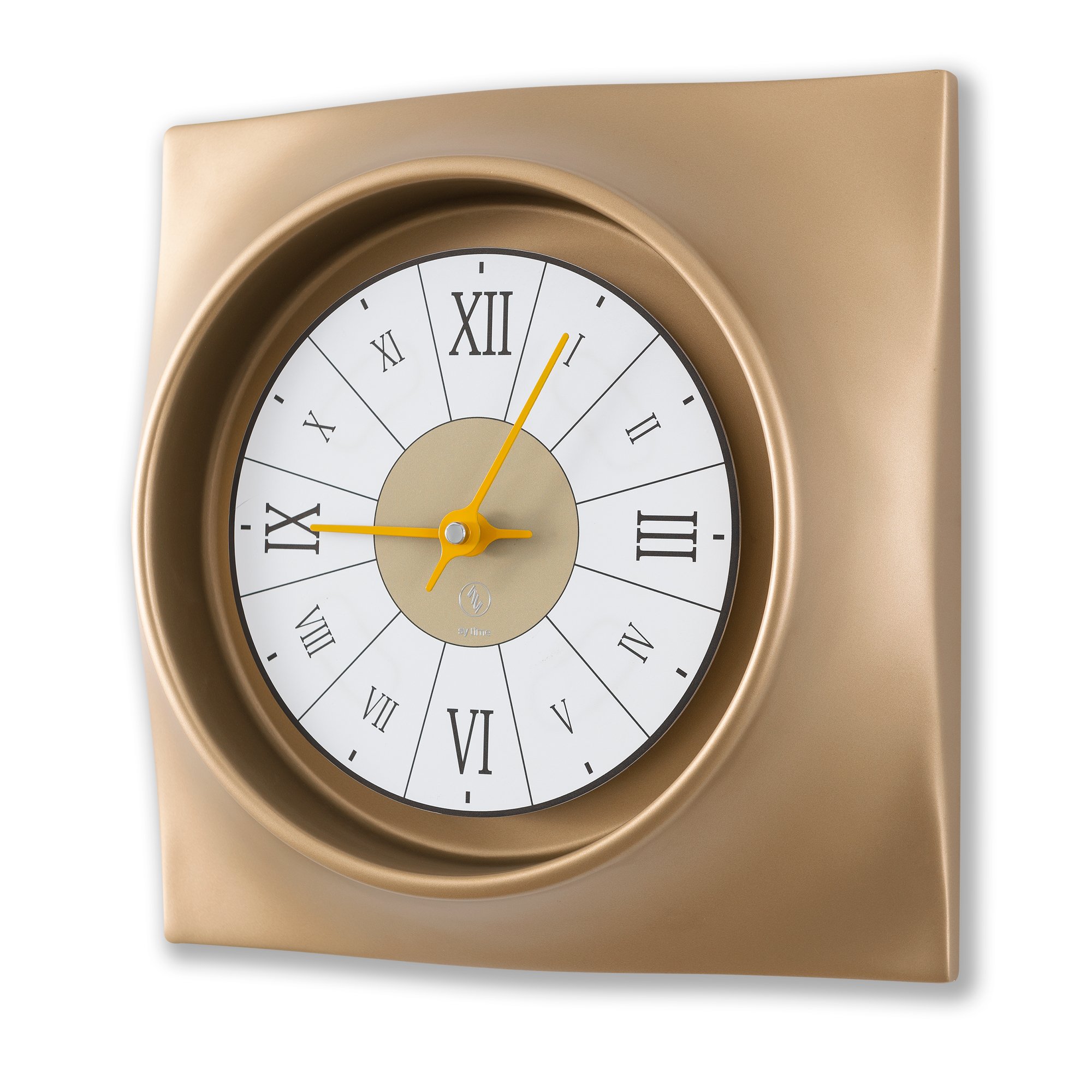 SY Time Avşa 40 CM Wall Clock Patented Magnetic Dial System, Adjustable Hands, Fiberglass and Aluminum Design