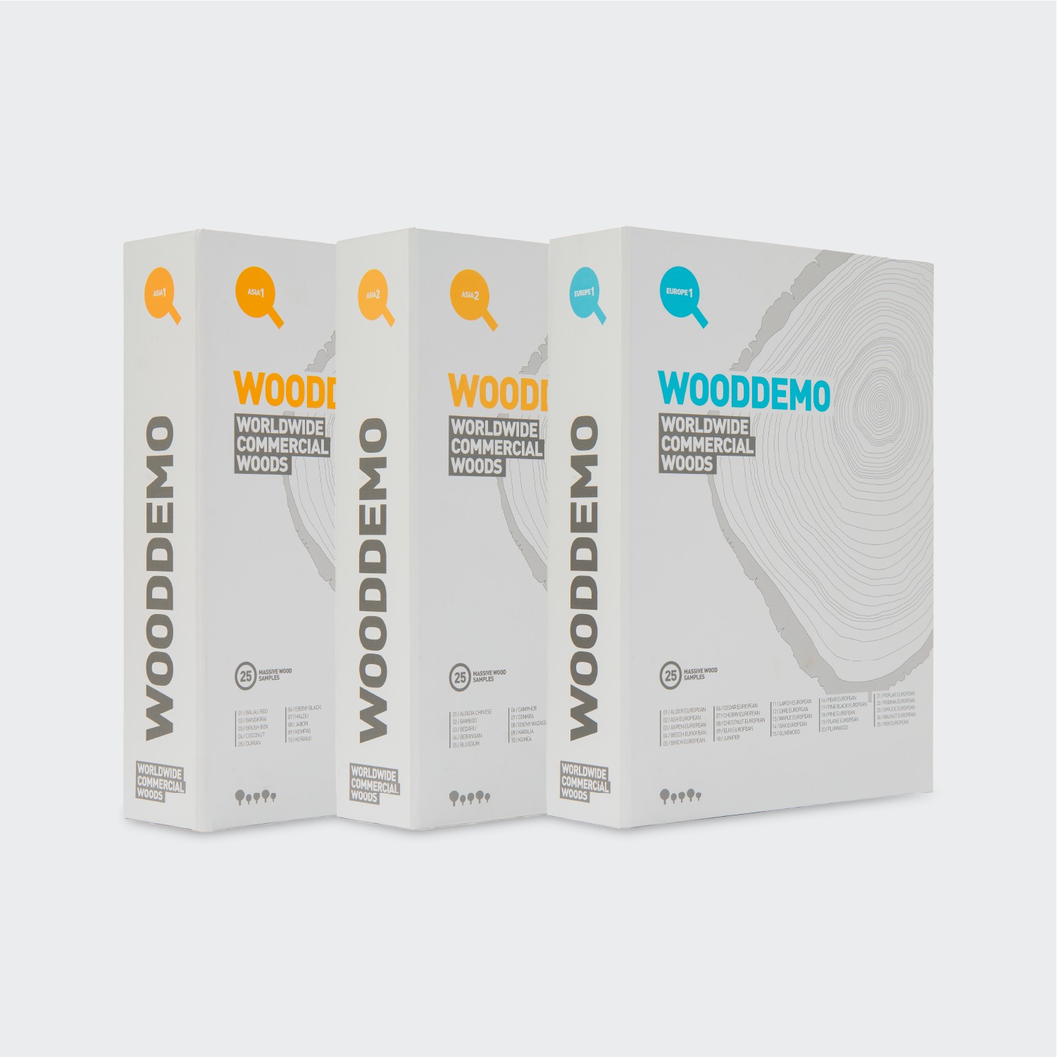 Wooddemo Asya & Avrupa Ahşap Kataloğu - Dokunmak ve Hissetmek için 75 Masif Ahşap Örneği, Asya ve Avrupa Masif Ahşaplarını Deneyimleyin