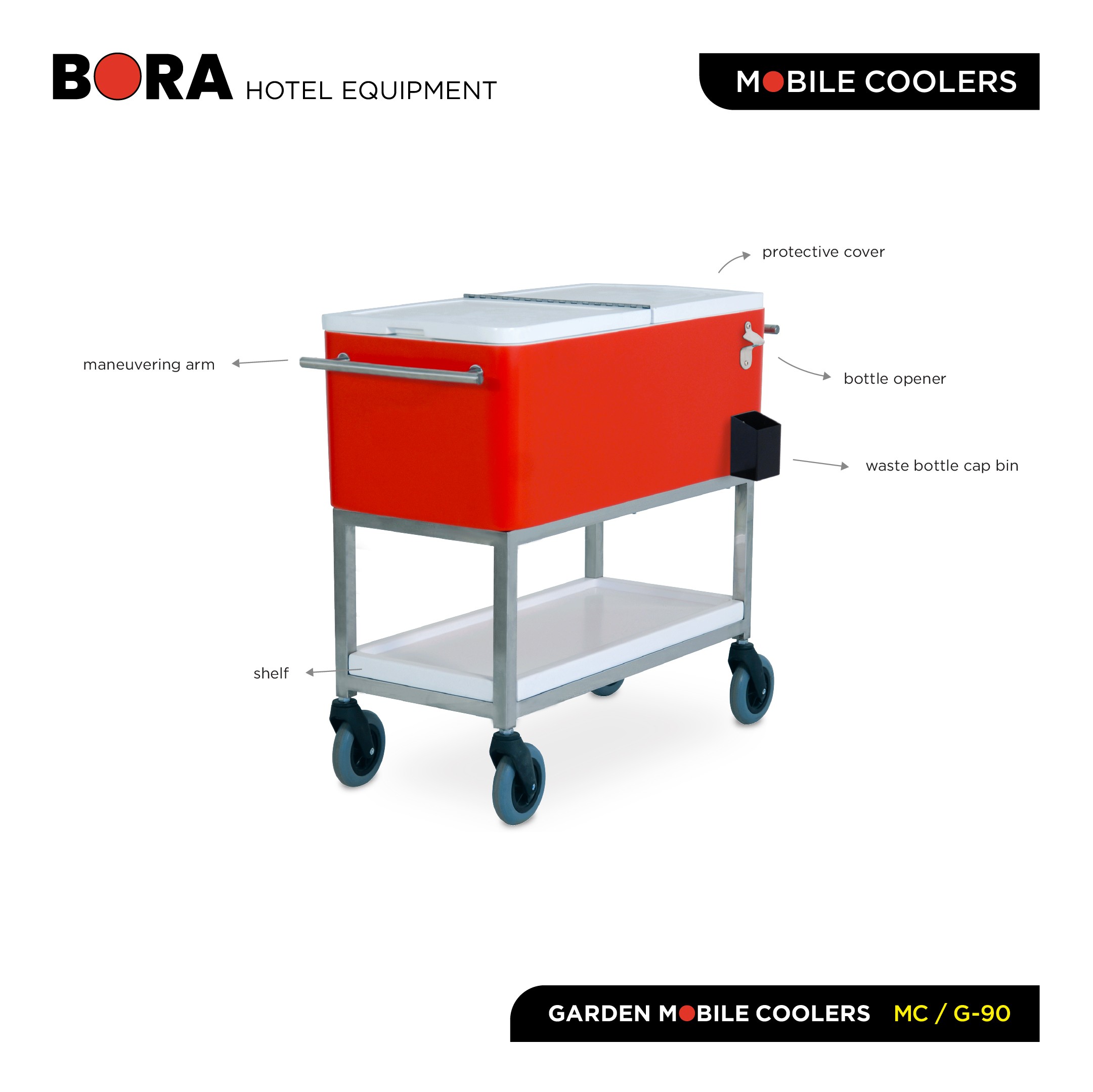 Mobile Cooler for Garden Events