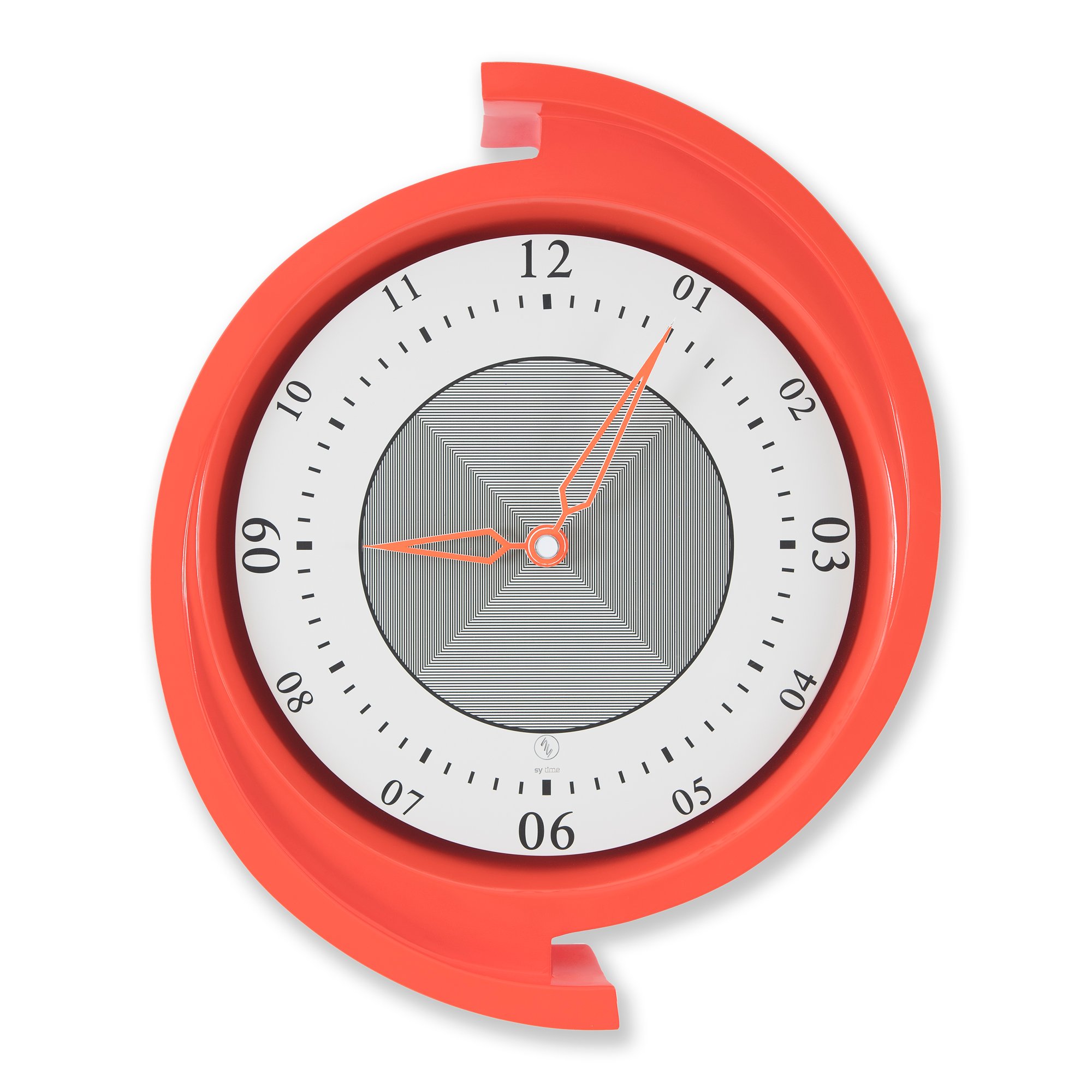 SY Time Pera 80 CM Duvar Saati - 6747 Patentli Manyetik Kadran Sistemi, Ayarlanabilir Kollar, Fiberglas ve Alüminyum Tasarım