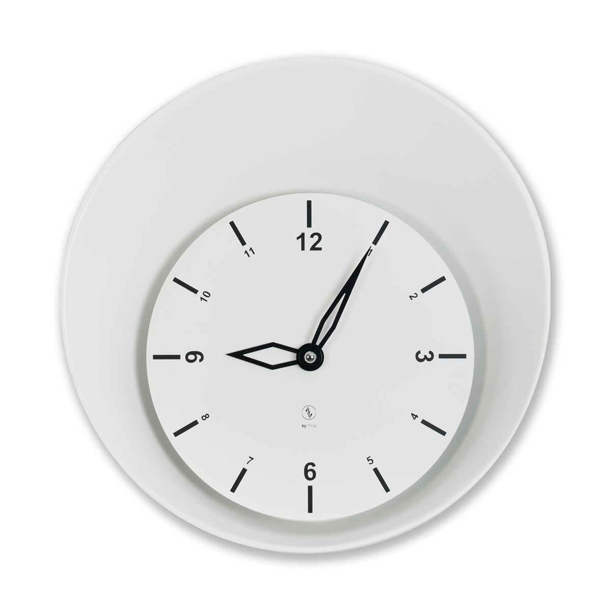SY Time Termessos 50 CM Duvar Saati - 9564 Patentli Manyetik Kadran Sistemi, Ayarlanabilir Kollar, Fiberglas ve Alüminyum Tasarım