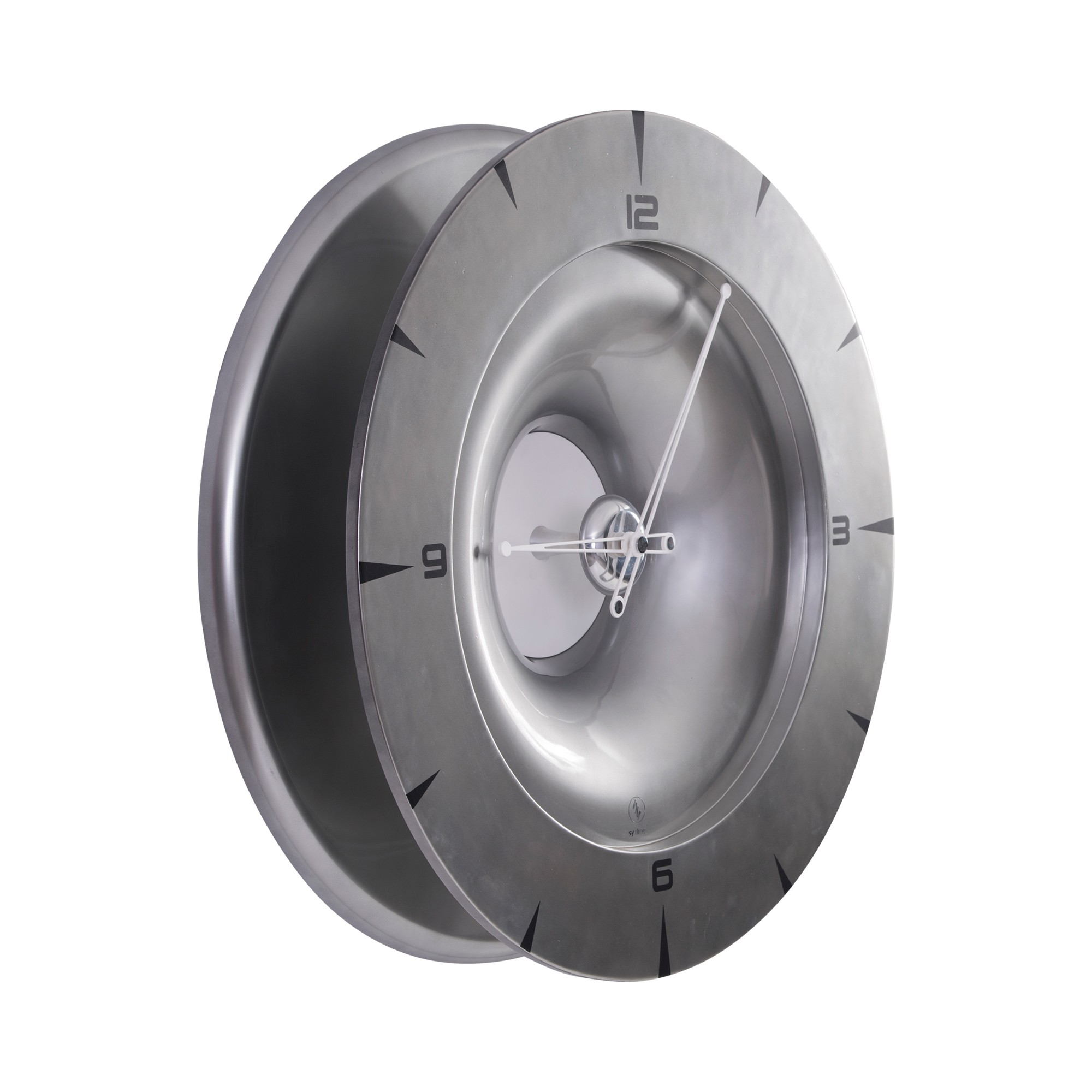 SY Time Efes 100 CM Wall Clock - 9878 Patented Magnetic Dial System, Adjustable Hands, Fiberglass and Aluminum Design
