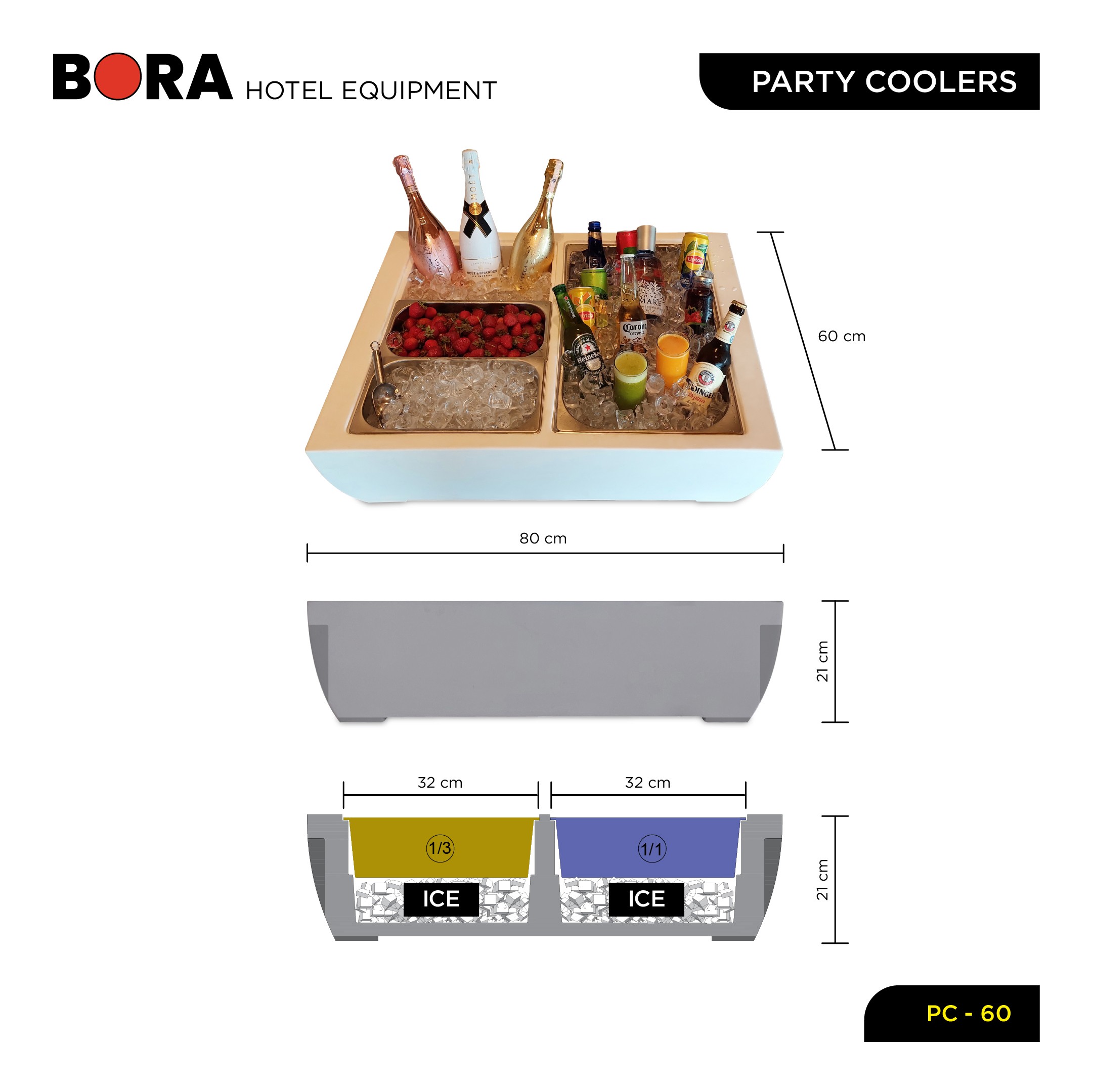 Party Coolers for Outdoor Events - PC-60