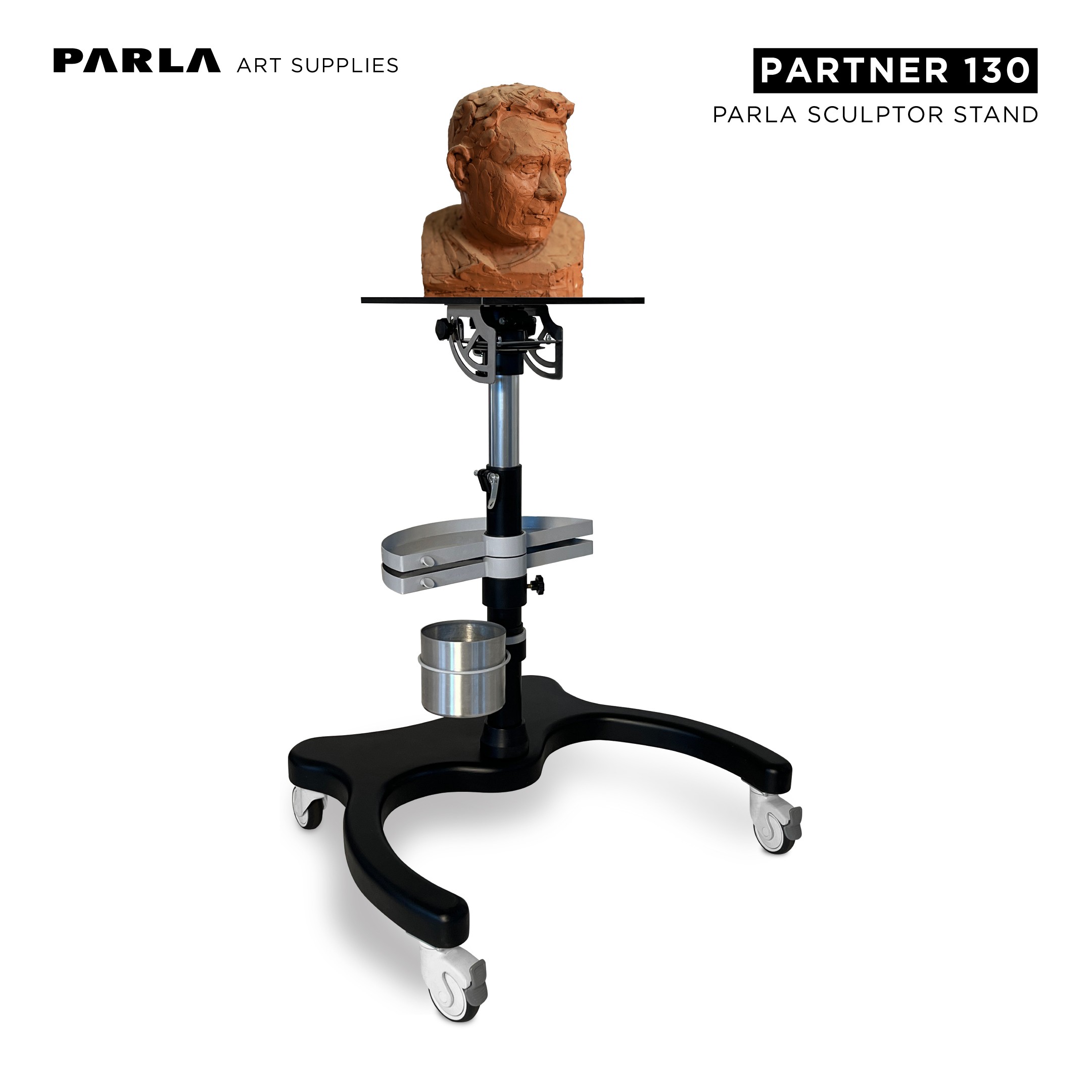 Partner Series Sculptor Stand: Professional Portable Custom Design Sculptor Stand for Artists and Museums