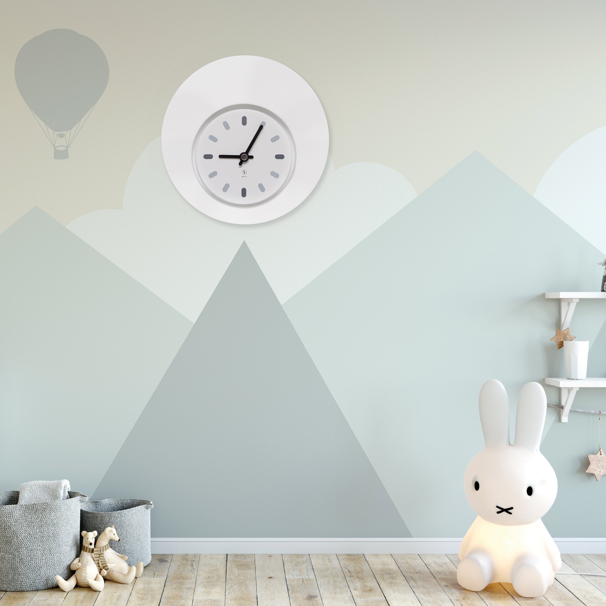 SY Time Troya 50 CM Duvar Saati - 9502 Patentli Manyetik Kadran Sistemi, Ayarlanabilir Kollar, Fiberglas ve Alüminyum Tasarım