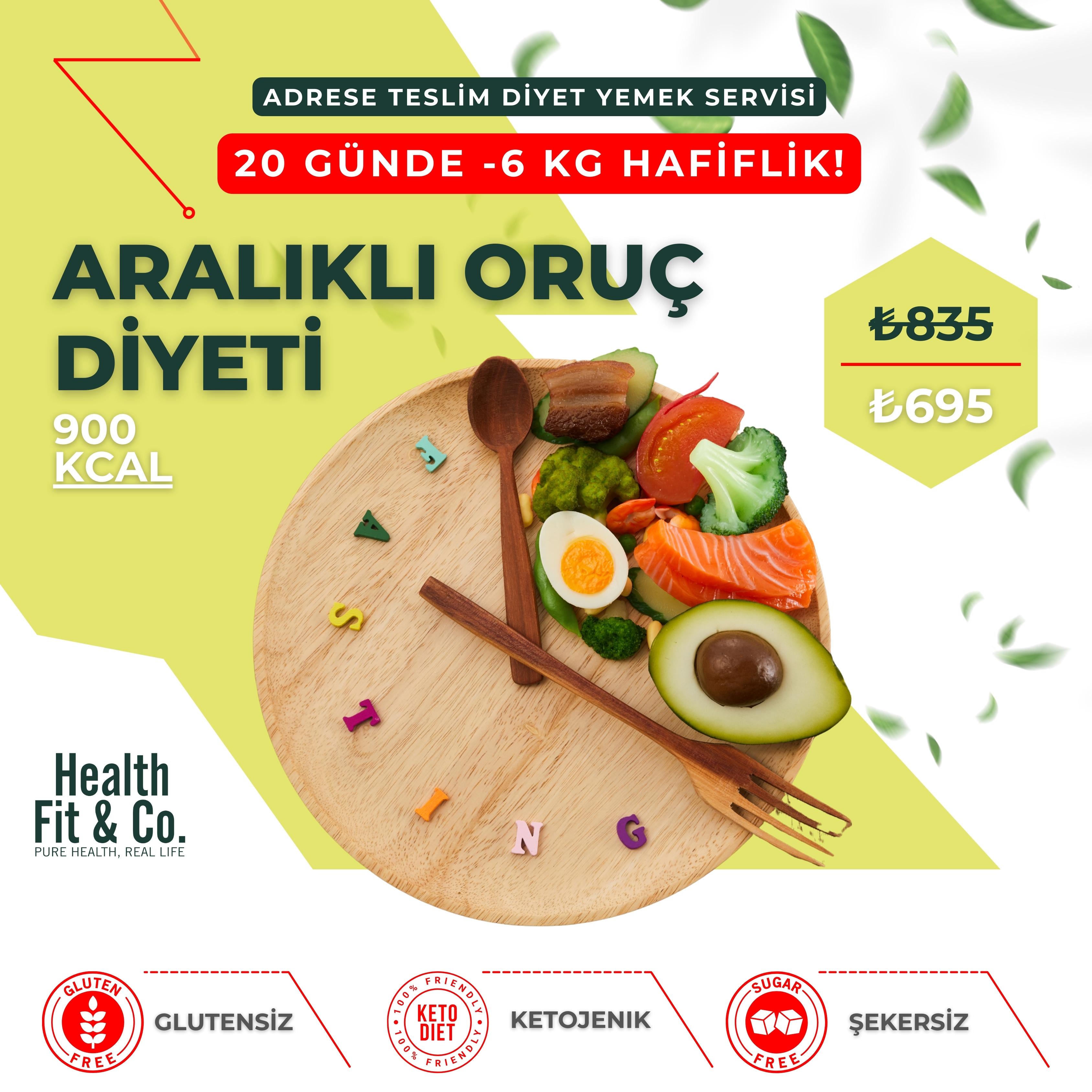 900 Kcal Aralıklı Oruç