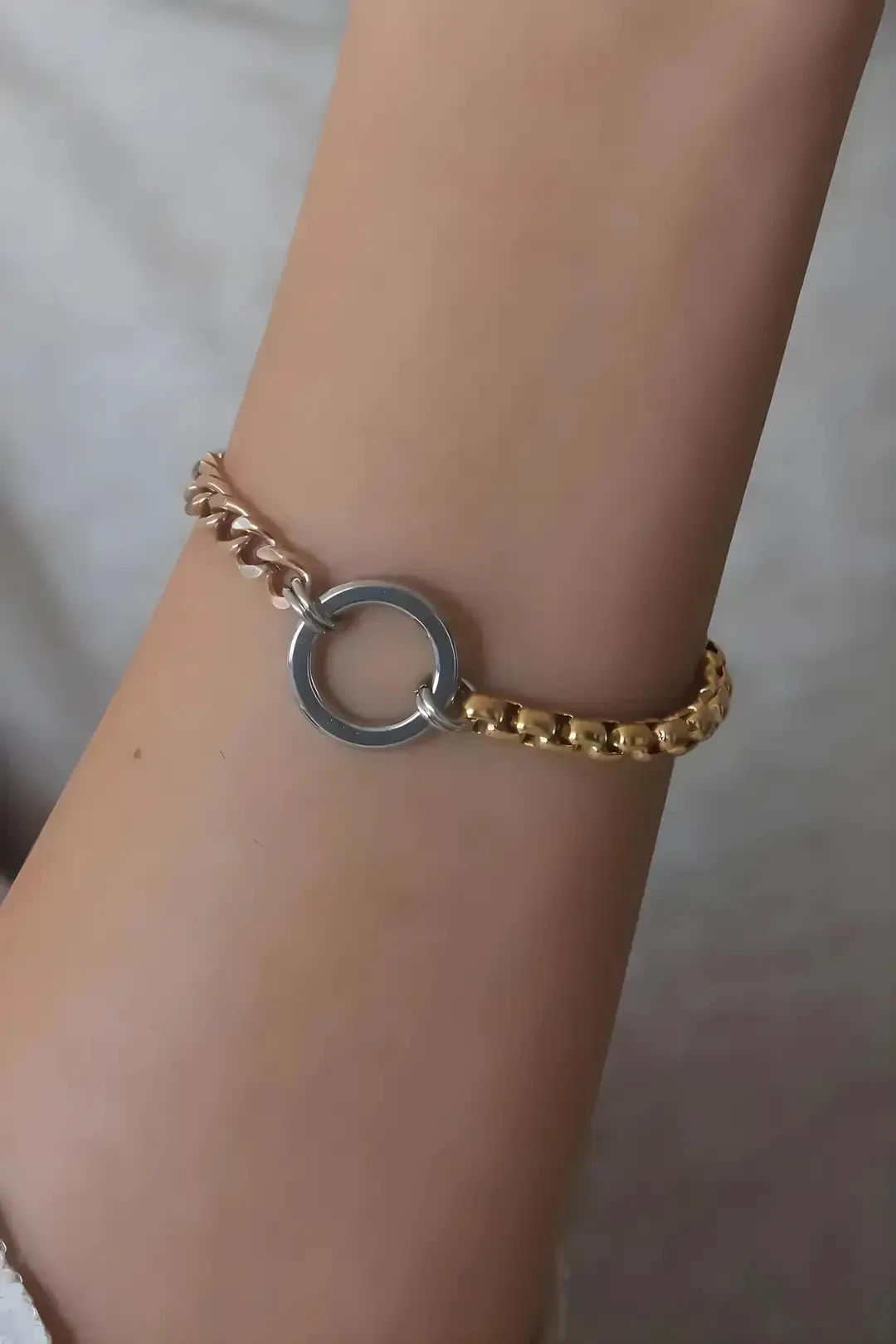 Çelik Kadın Bileklik Karışık Renk 316L Kararmaz | Şık ve Dayanıklı Takı, Aksesuar