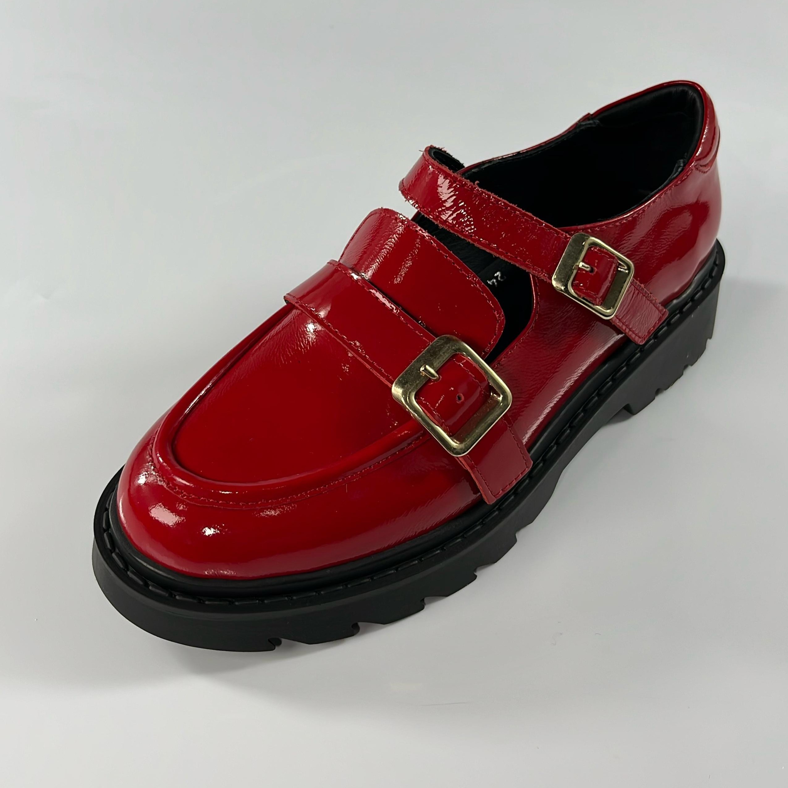 Elegant Red Rugan Loafer