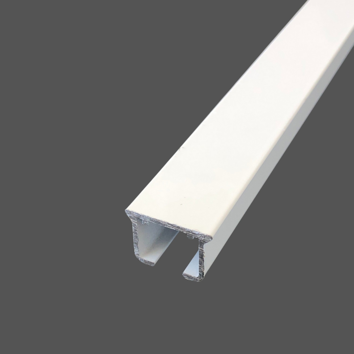 Tekli Metal Rustik (90mm) Metal L Duvar Montaj Ayaklı (19mm) Alüminyum Perde Ray Takımı