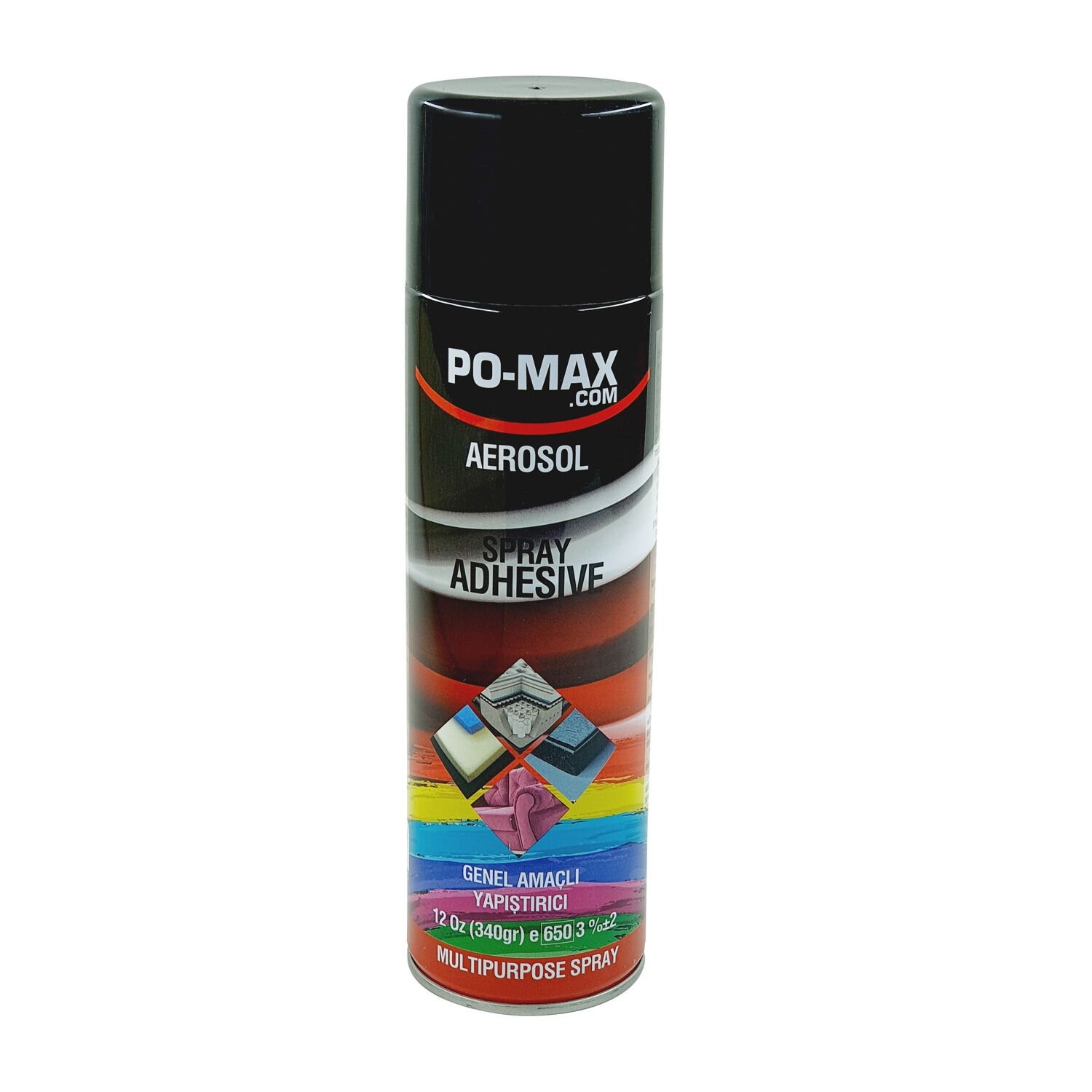 PO-MAX Sprey Aerosol Genel Amaçlı Yapıştırıcı 340 gr