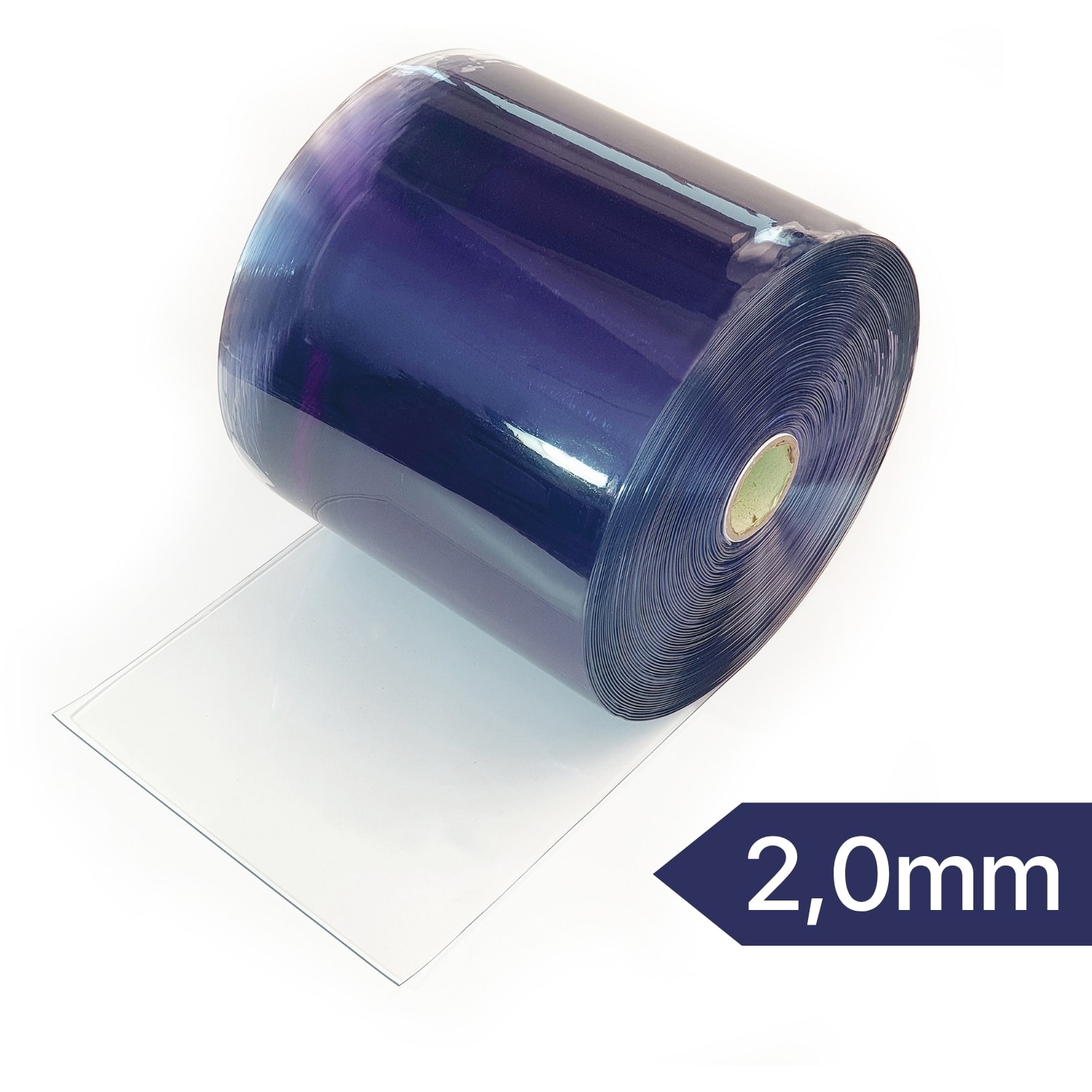 2,0 mm Şeffaf PVC 30cm Şerit Soğuk Hava Yalıtım Perdesi
