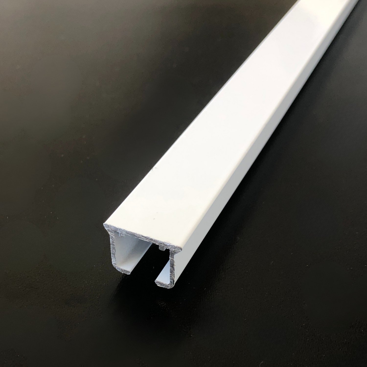 Tek Kanallı Alüminyum Ray (Tekli Korniş) + Metal Portray