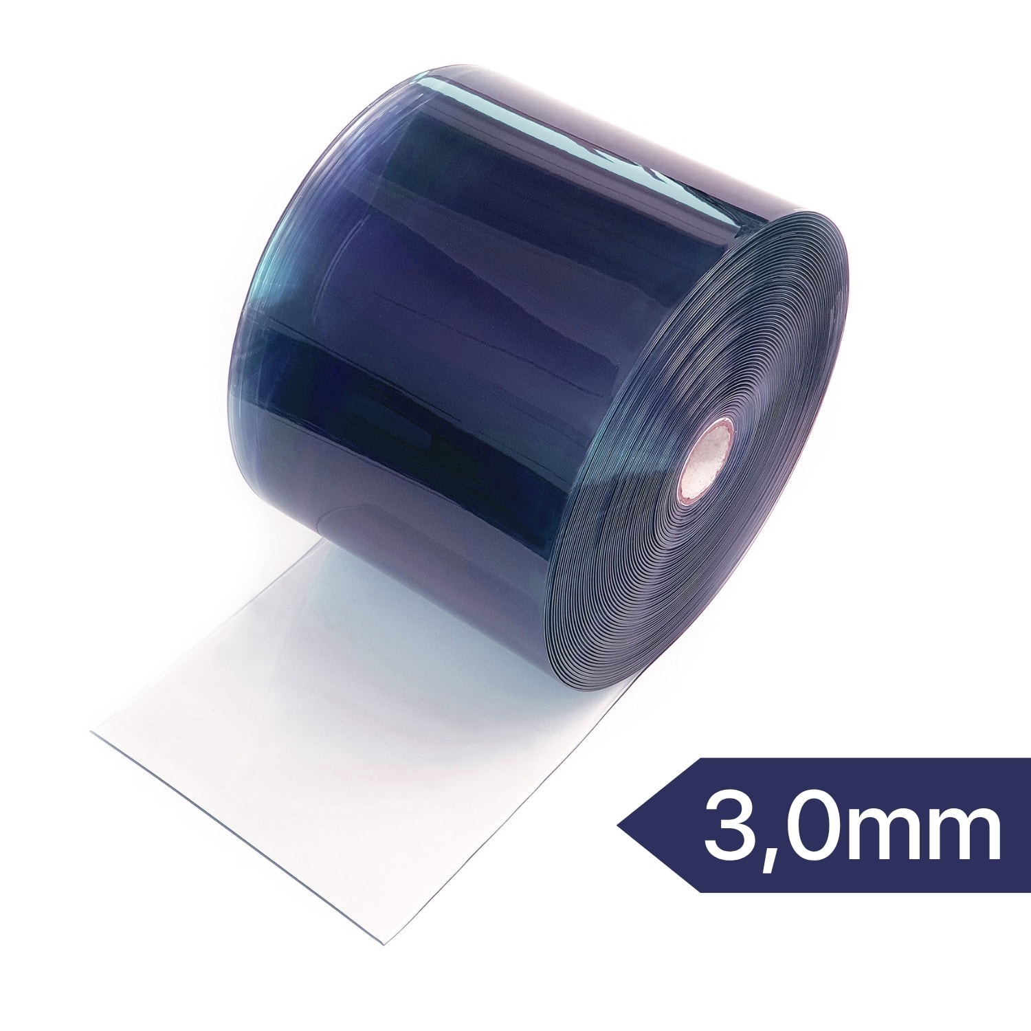 3,0 mm Şeffaf PVC 30cm Şerit Soğuk Hava Yalıtım Perdesi