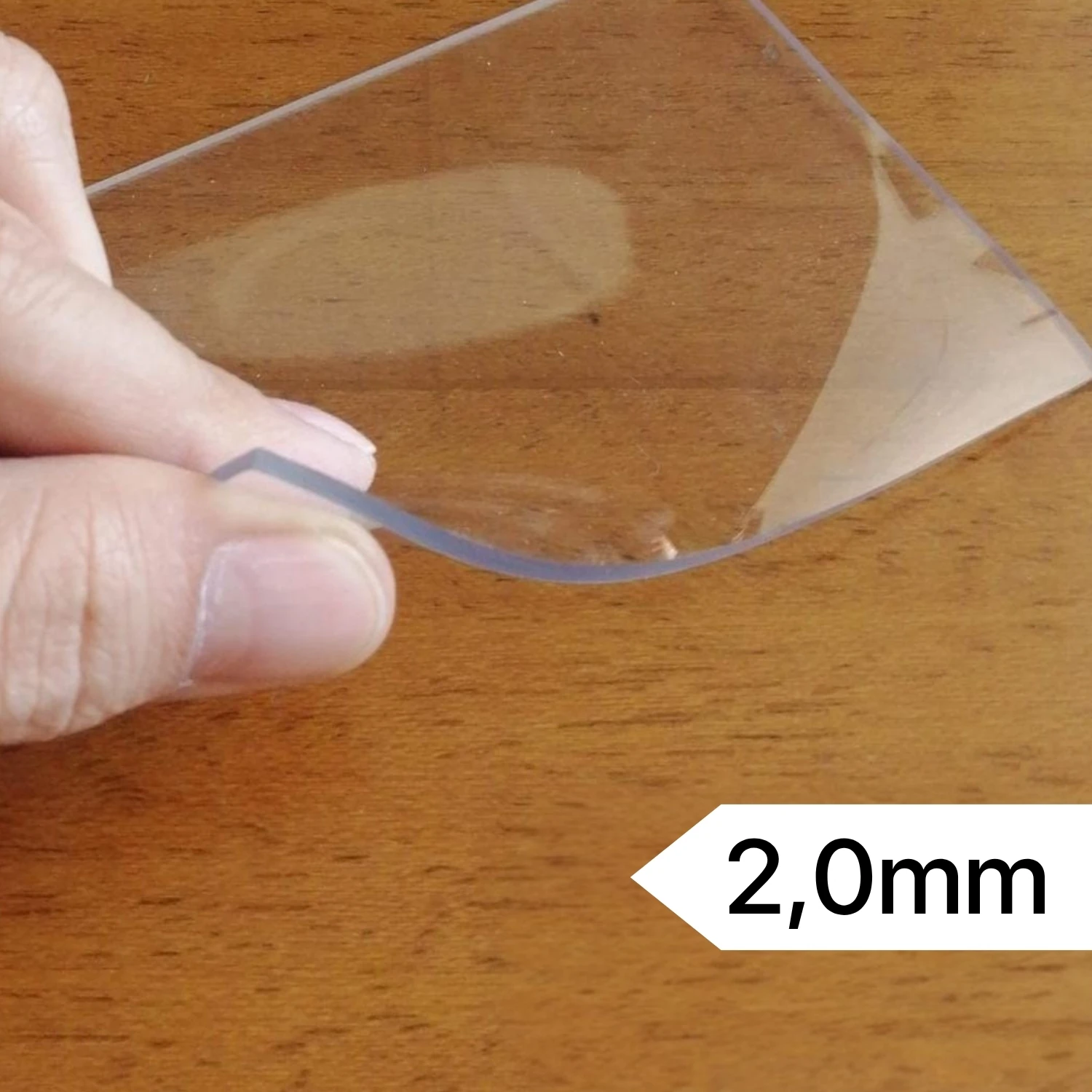 Şeffaf PVC 2,6 mm Kalın Masa Örtüsü Kaymaz Koruyucu