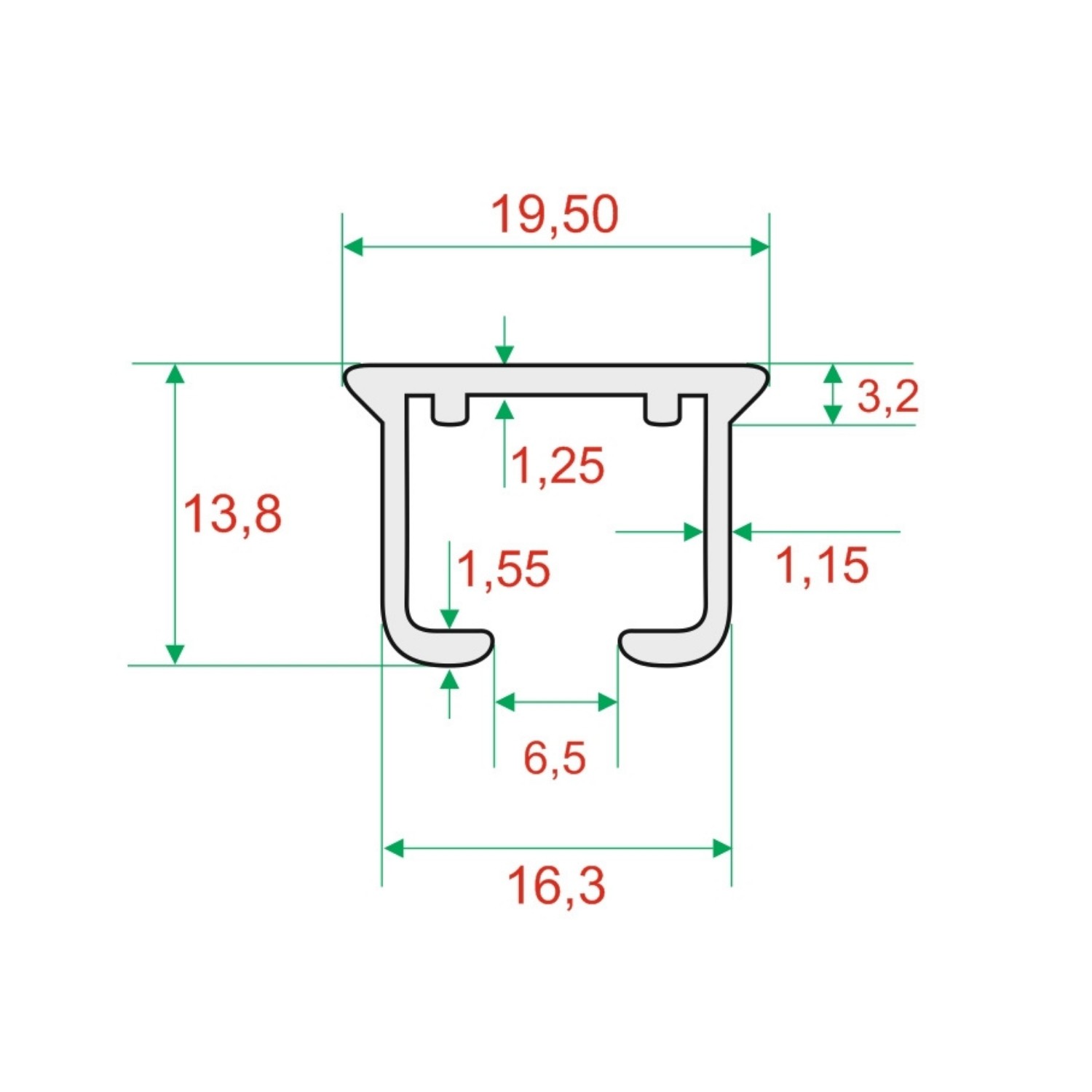 İkili Metal Rustik (120mm) Metal L Duvar Montaj Ayaklı (19mm) Alüminyum Perde Ray Takımı