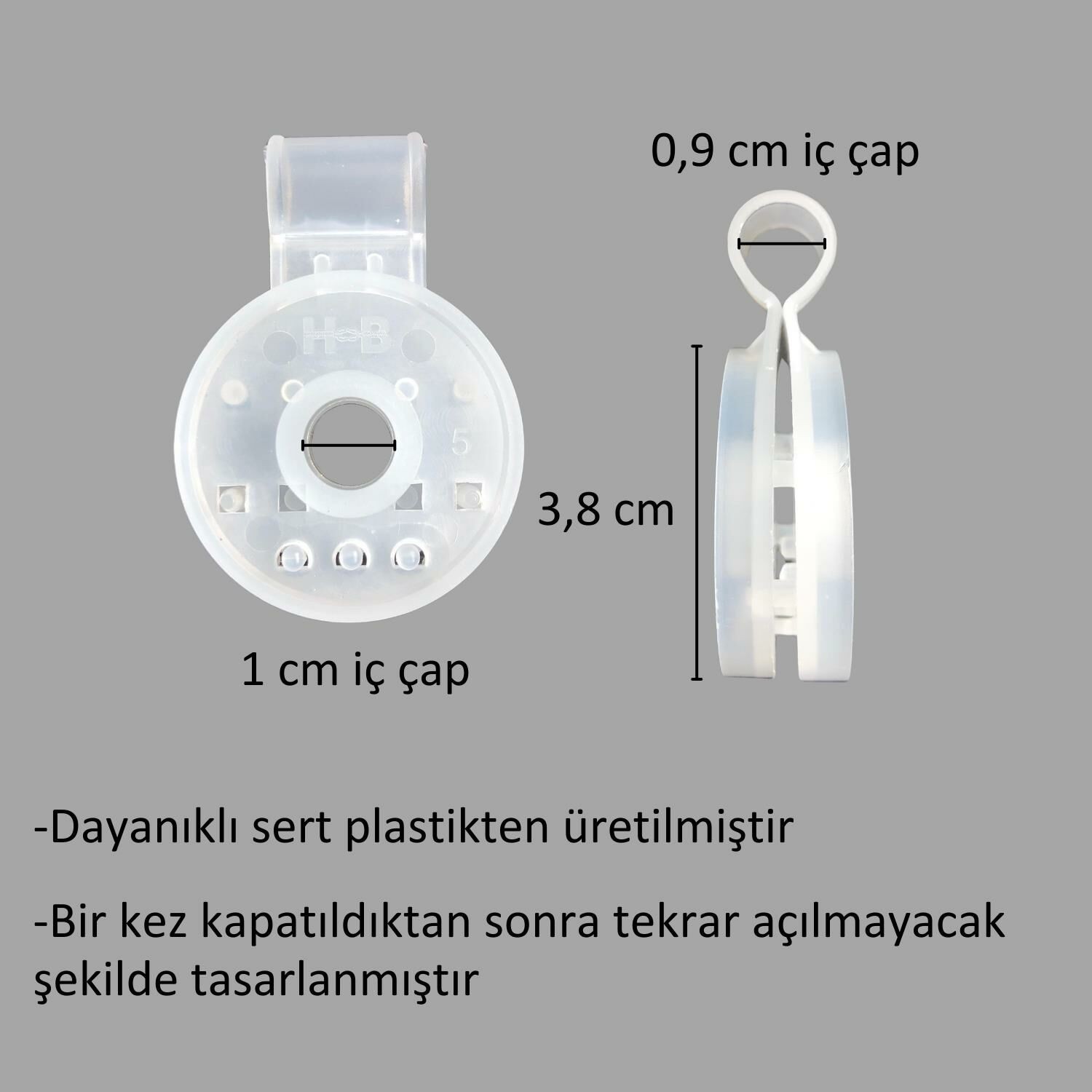 20 Adet Plastik Kuş Gözü (Gölgeleme Ağı ve Branda Klipsi)