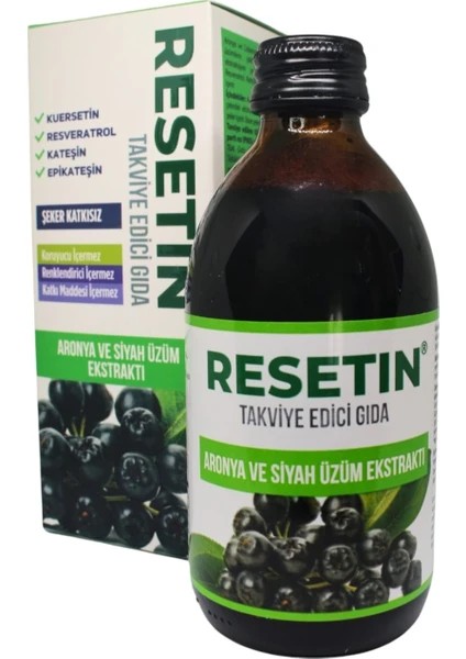 Resetin Aronya ve Üzüm Ekstraktı 250 ml image