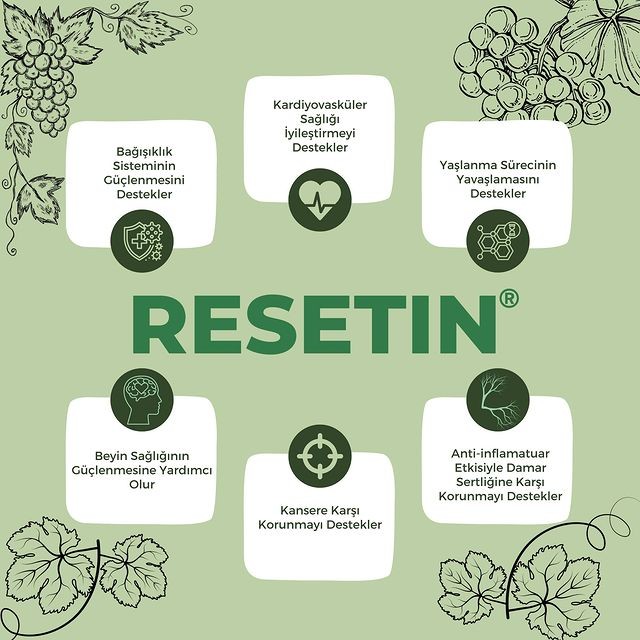 Resetin Aronya ve Üzüm Ekstraktı 250 ml