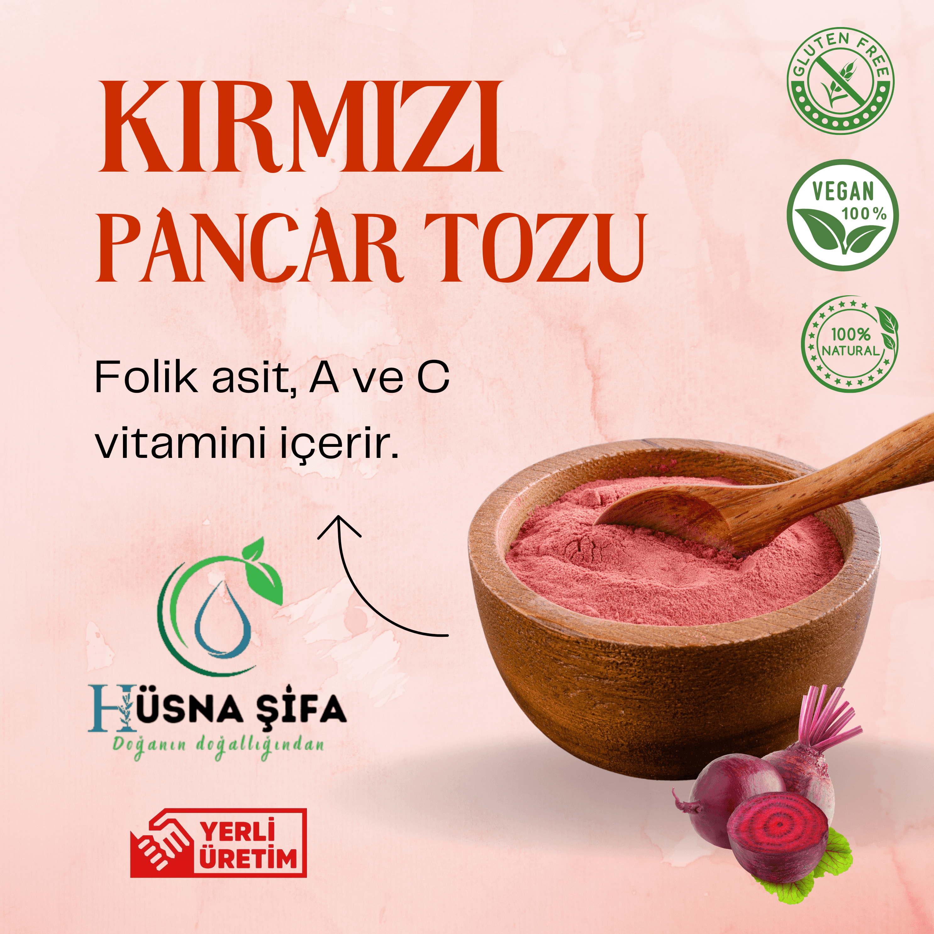 Kırmızı Pancar Tozu 150 gram