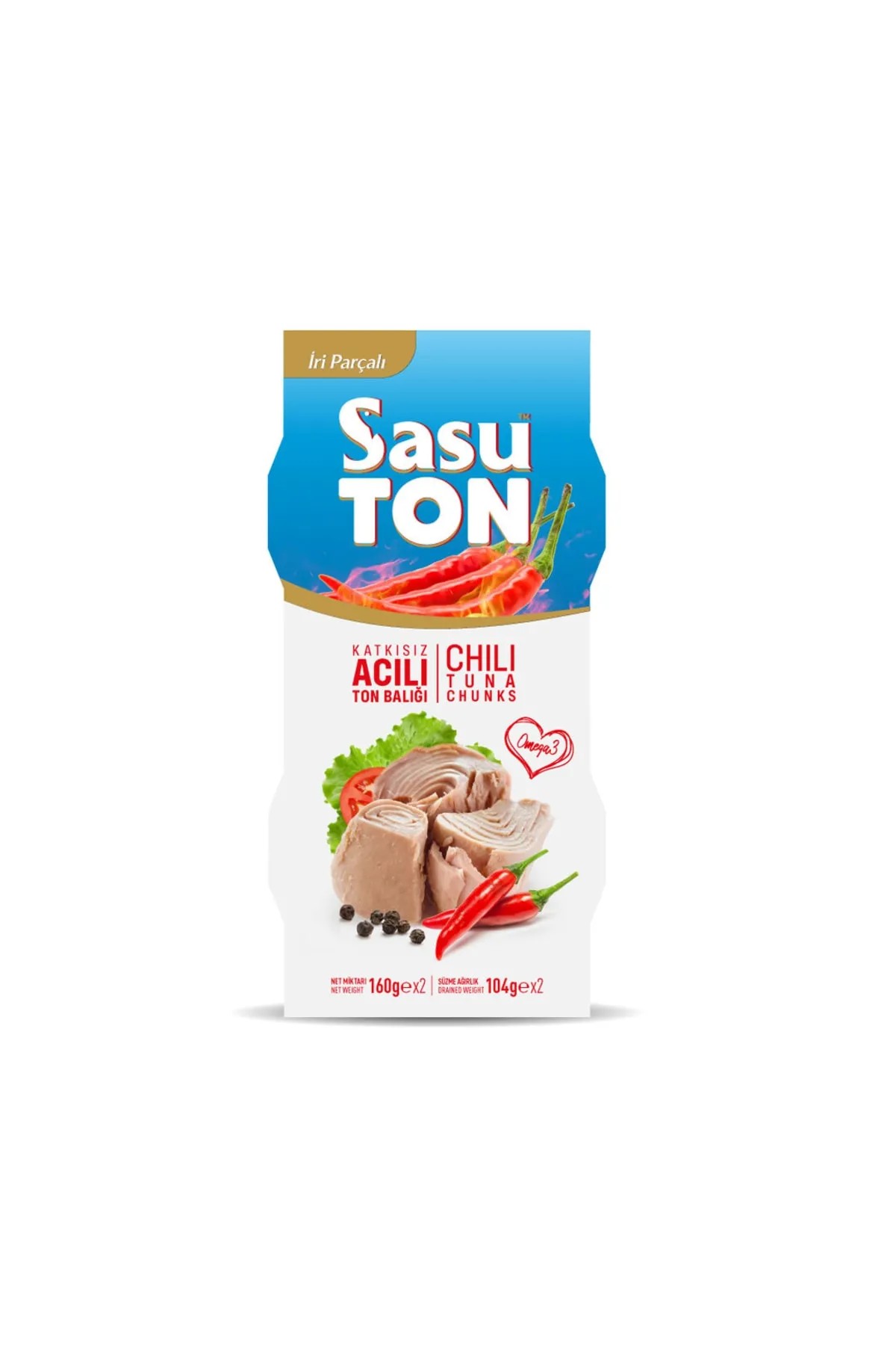 Sasu Ton Balığı Konserve Acılı 160 gr * 2