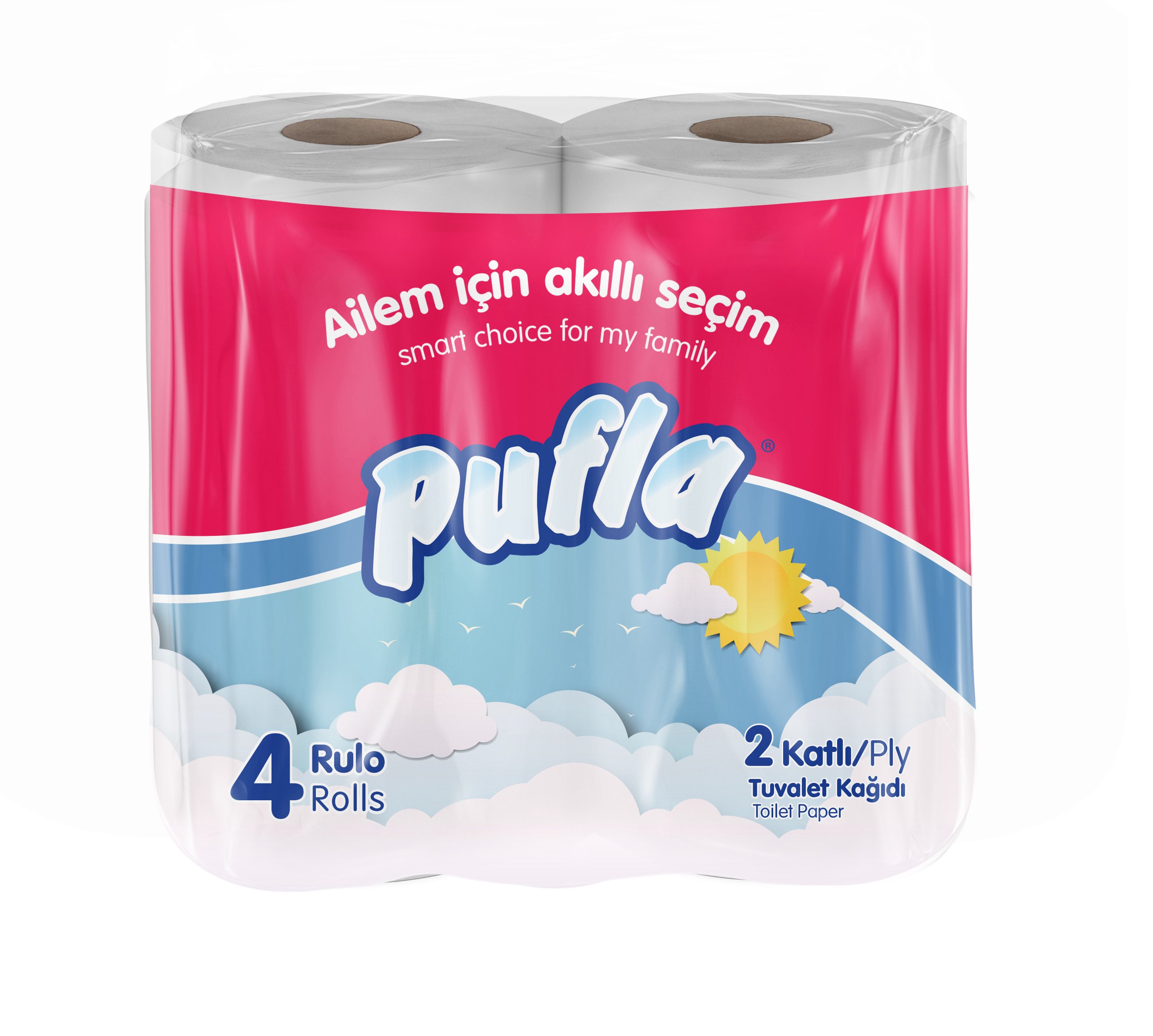 Pufla 4'lü Tuvalet Kağıdı