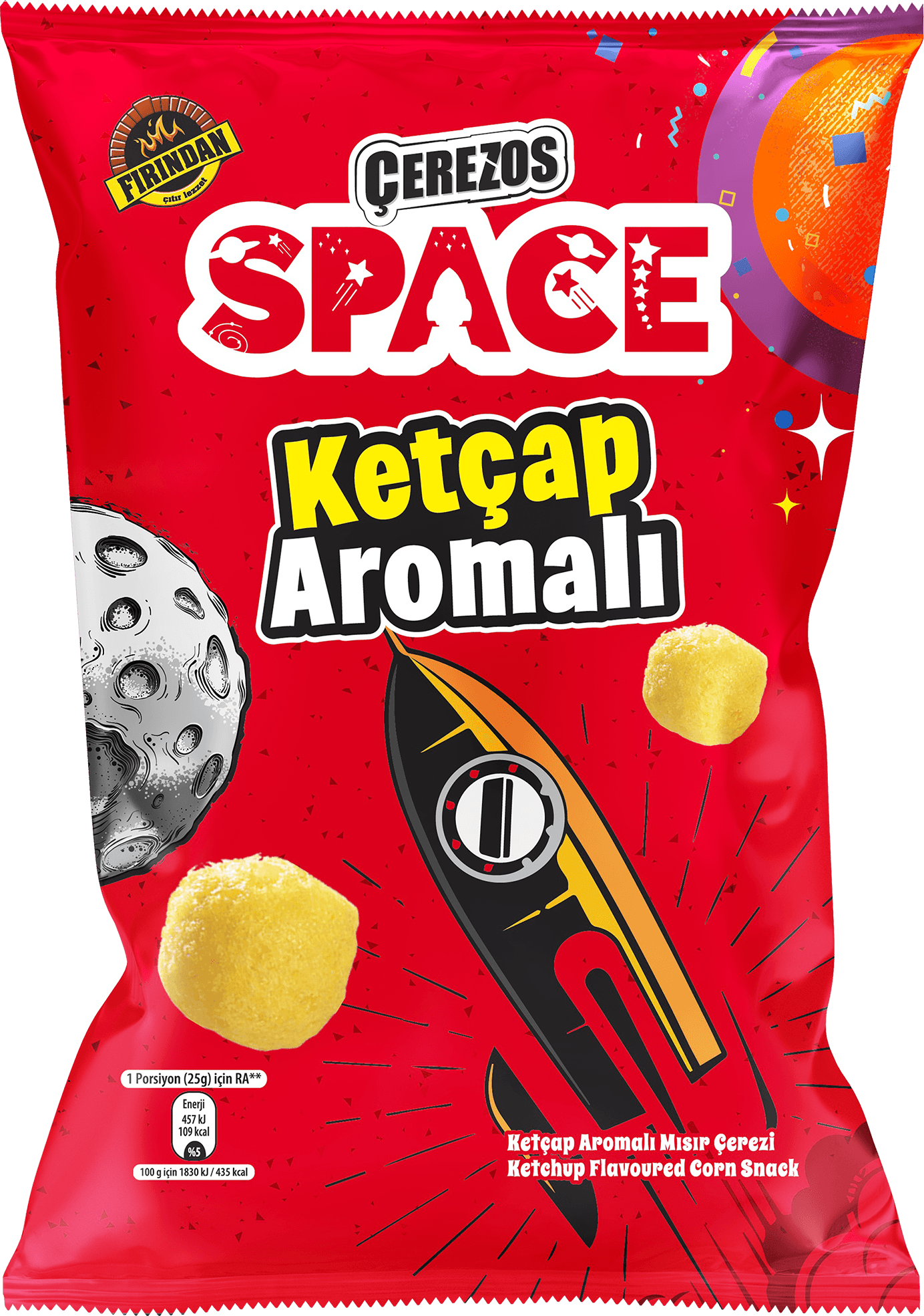 Çerezos Space Ketçap Aile Plus 50 Gr