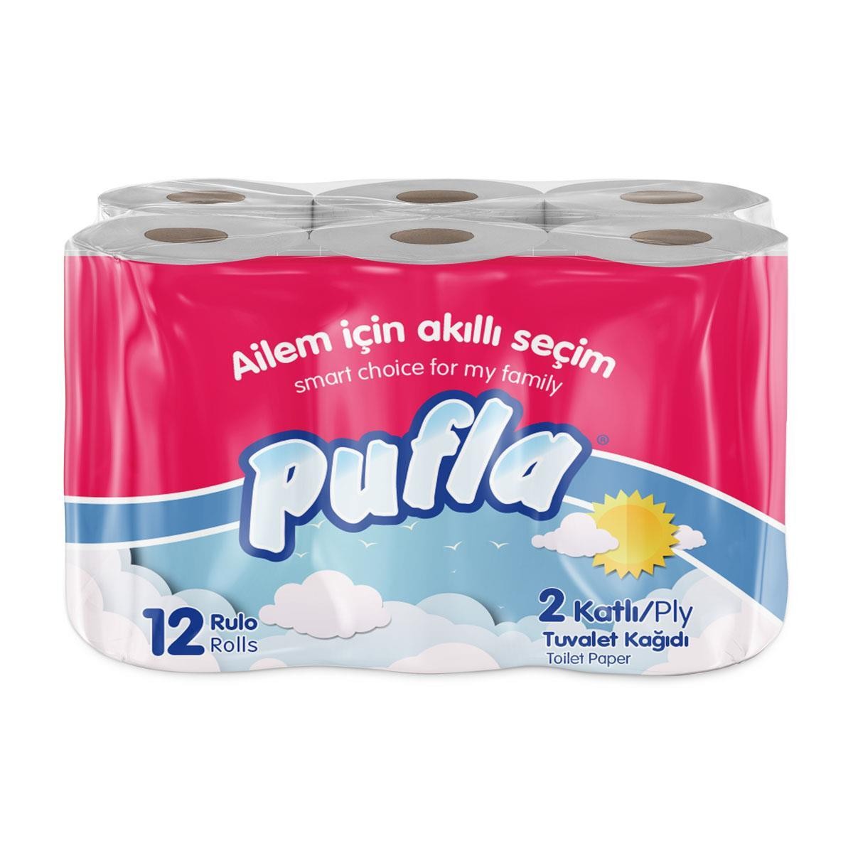 Pufla 12'li Tuvalet Kağıdı