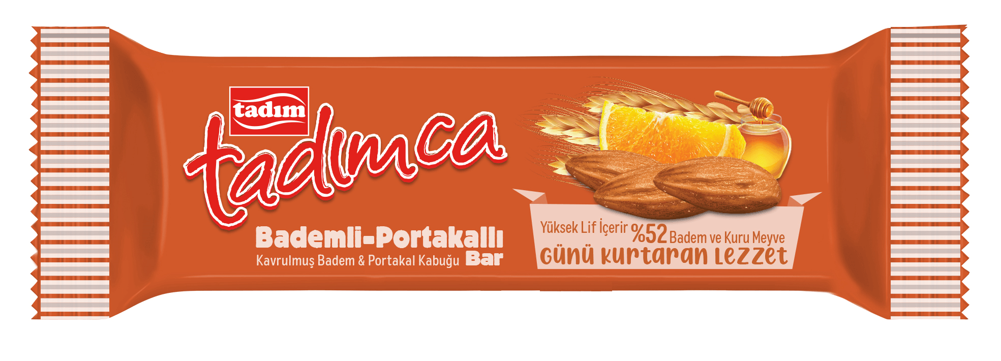 Tadım Tadımca Bademli Portakallı Bar 30 Gr