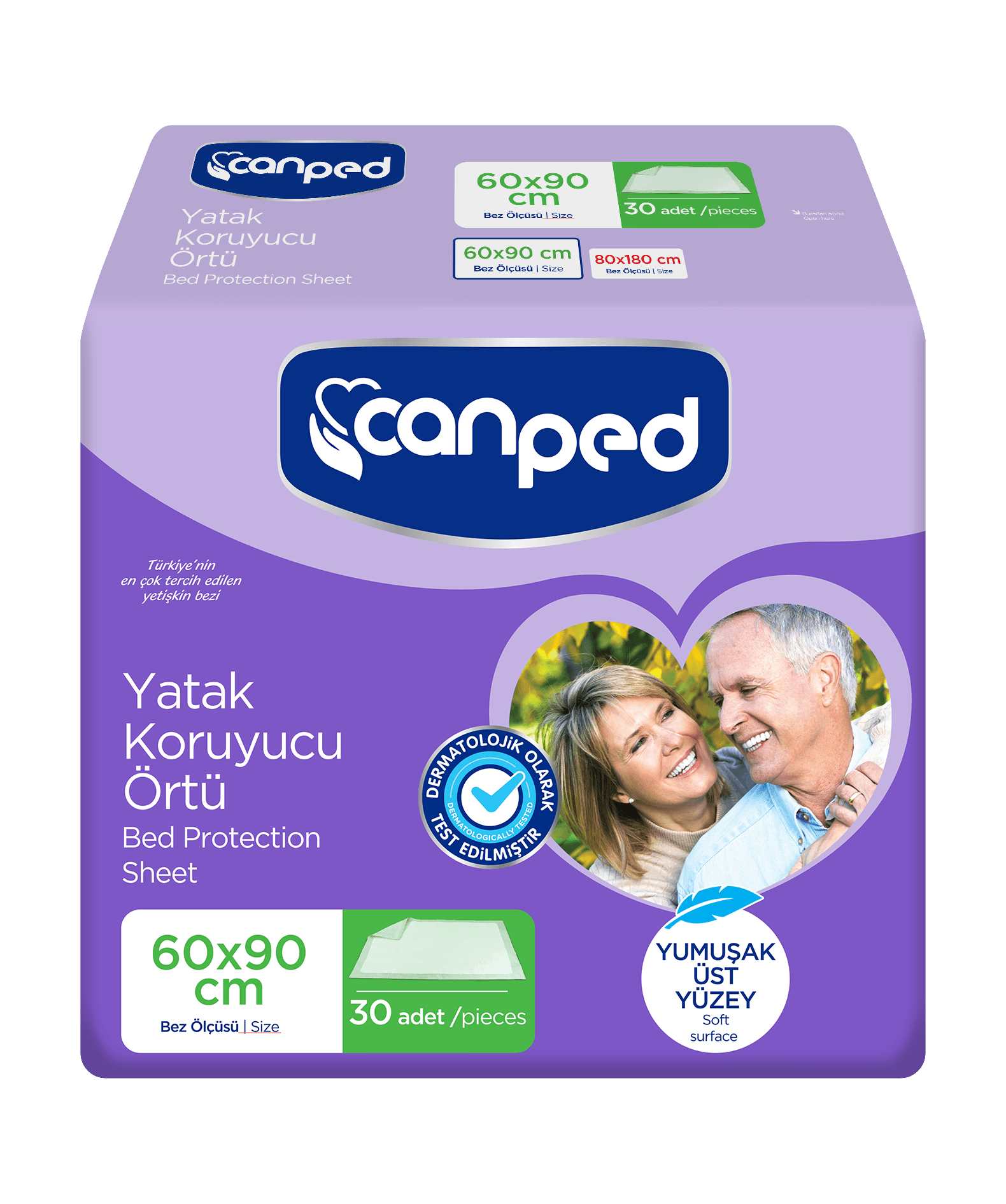 Canped Yatak Koruyucu Örtü 60*90 30'lu