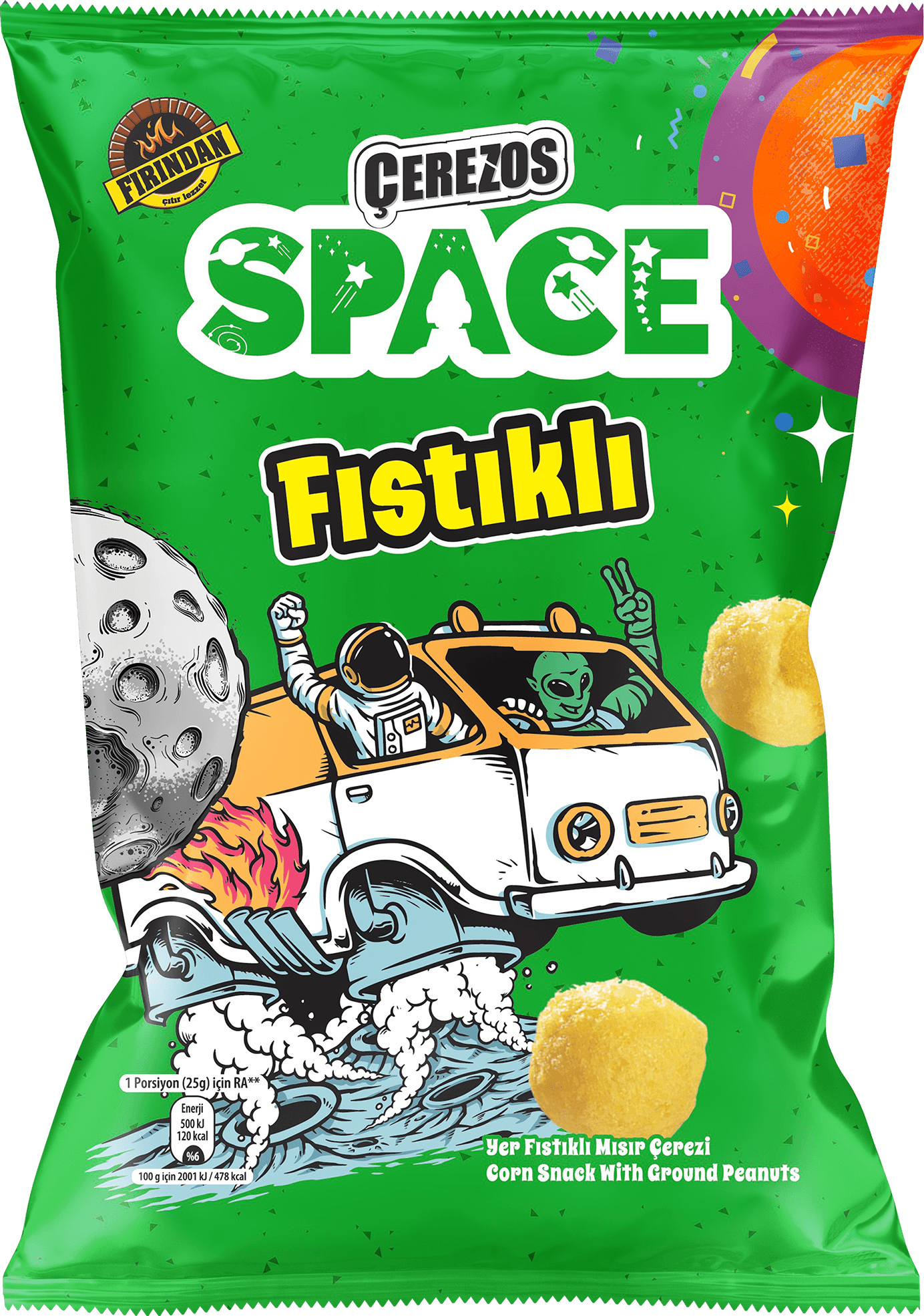 Çerezos Space Fıstık Aile Plus 50 Gr