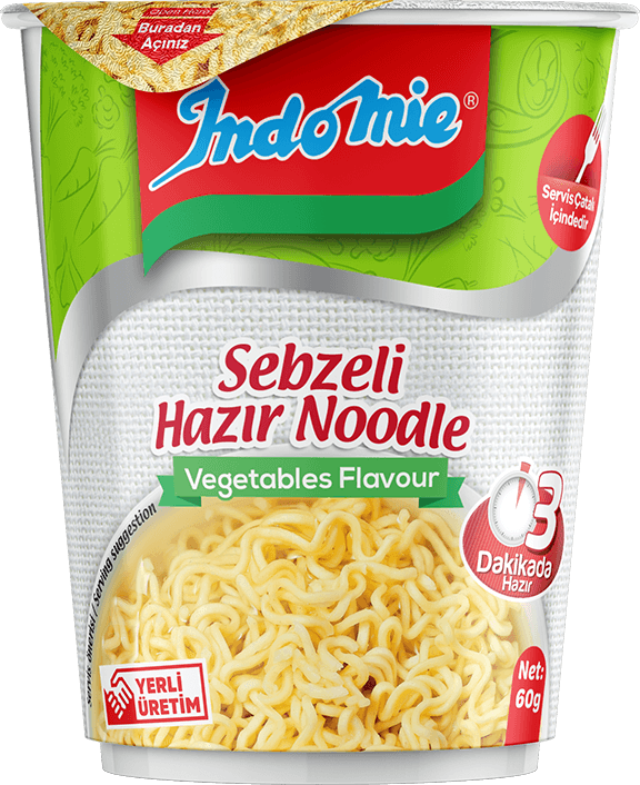 INDOMIE BARDAK NOODLES SEBZE 60 GR X 24 AD