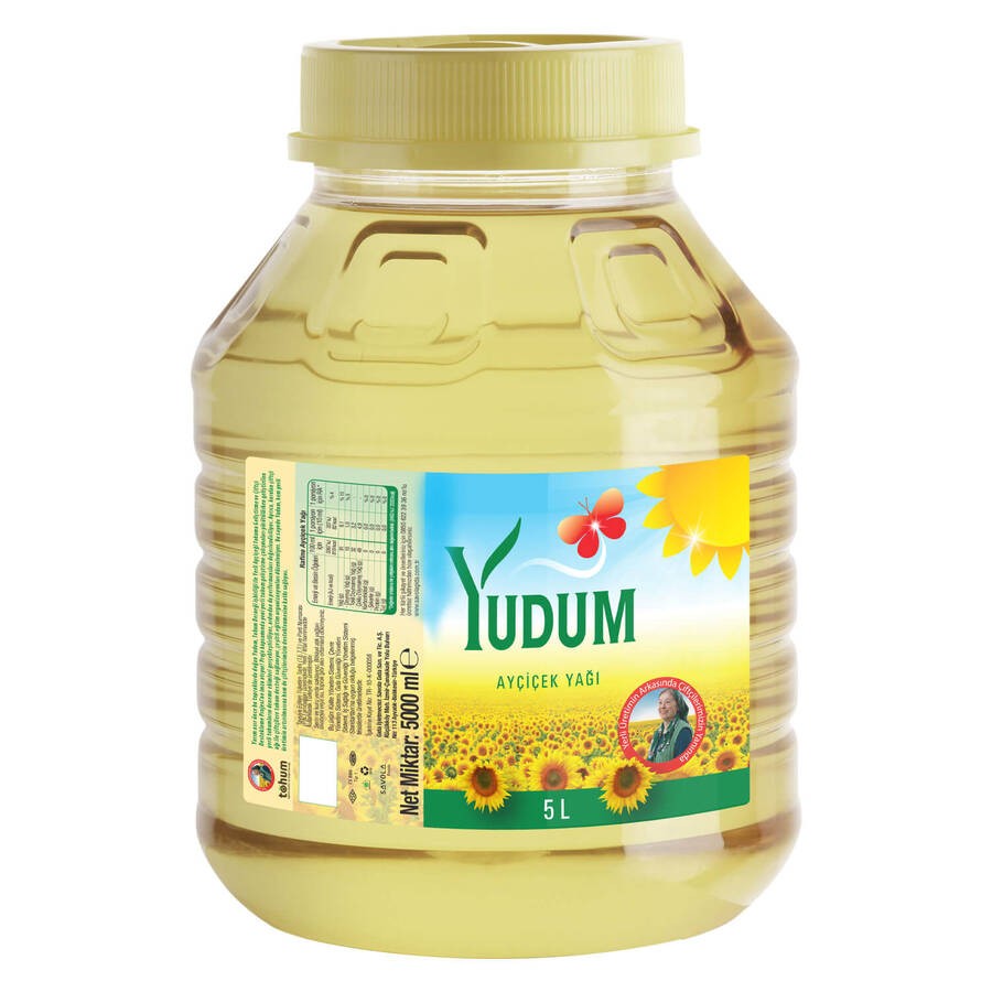 Yudum 5 Lt Yuvarlak Pet Ayçiçek Yağı