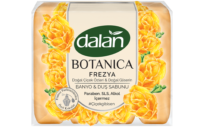 Dalan Botanika Duş Sabunu Frezya  4*150 gr-18 Adet