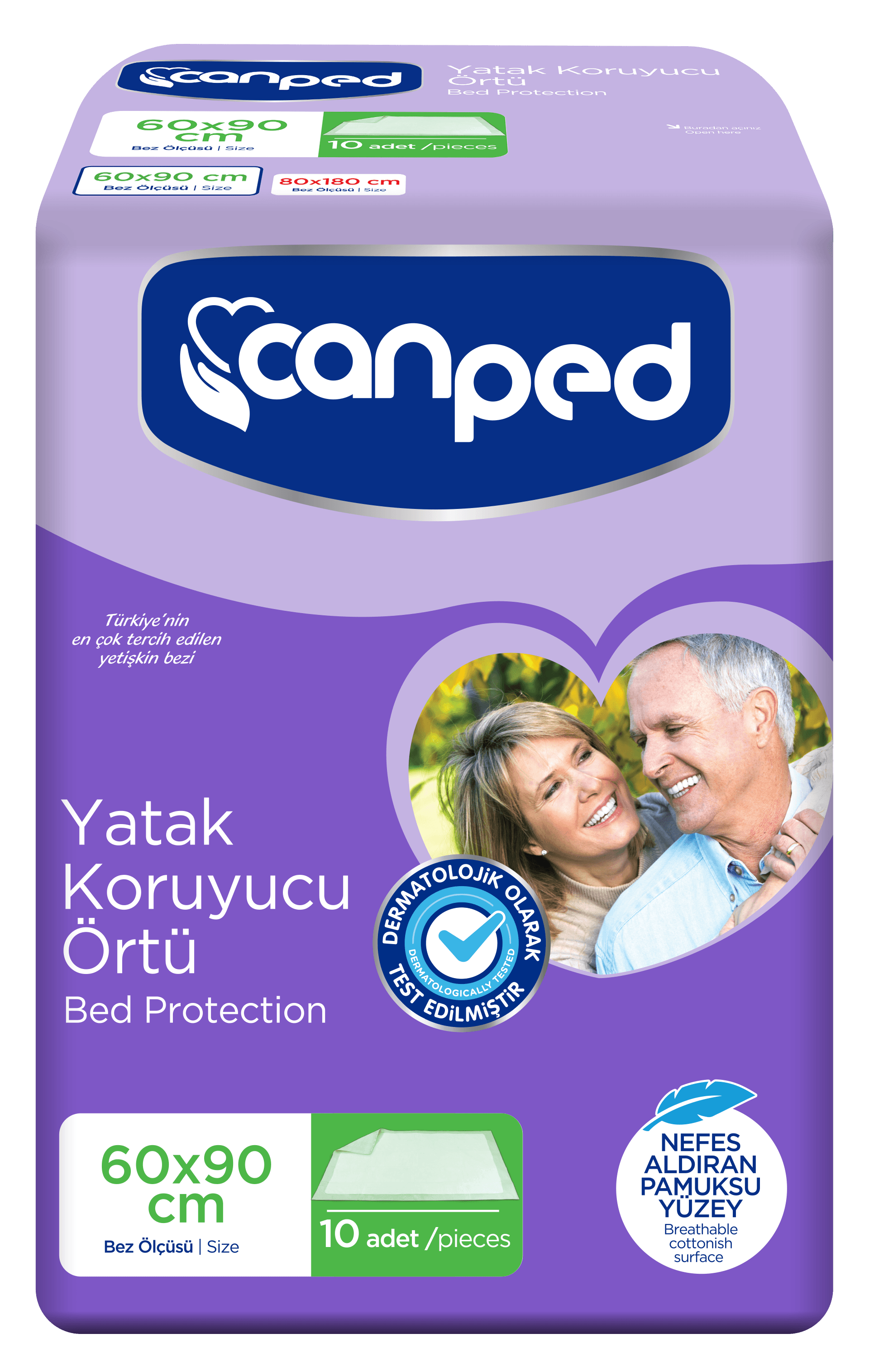 Canped Yatak Koruyucu Örtü 60*90