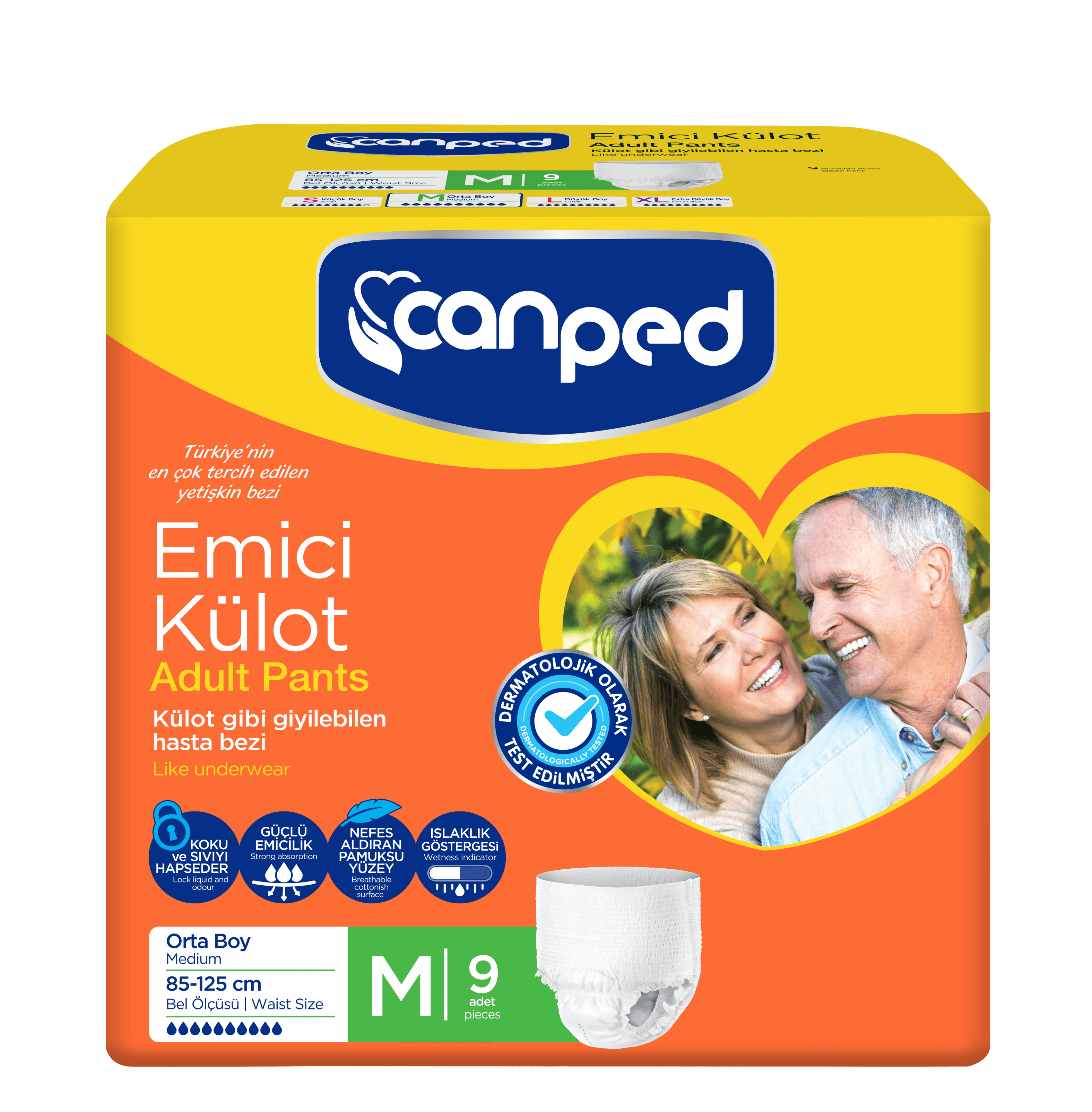 Canped Emici Külot Medium 9x8