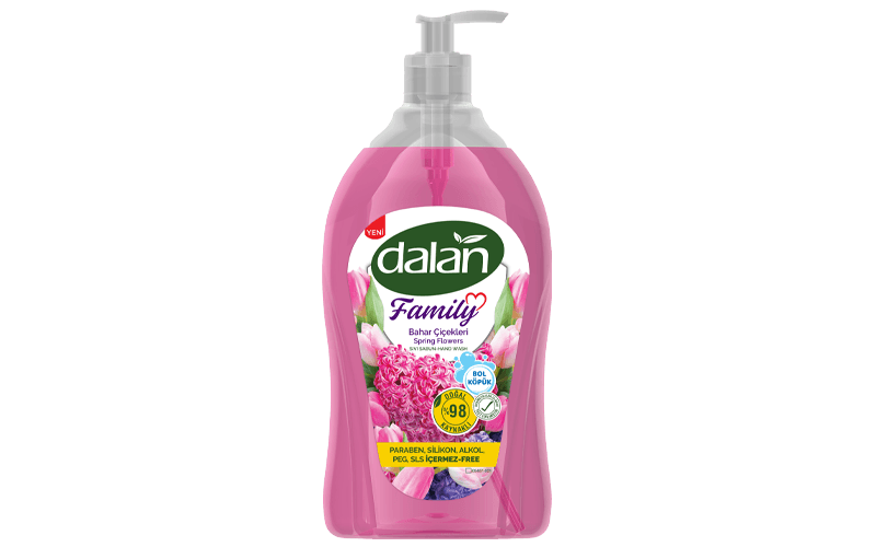 Dalan Family Sıvı Sabun (650 ml) 12 Bahar Çiçekleri