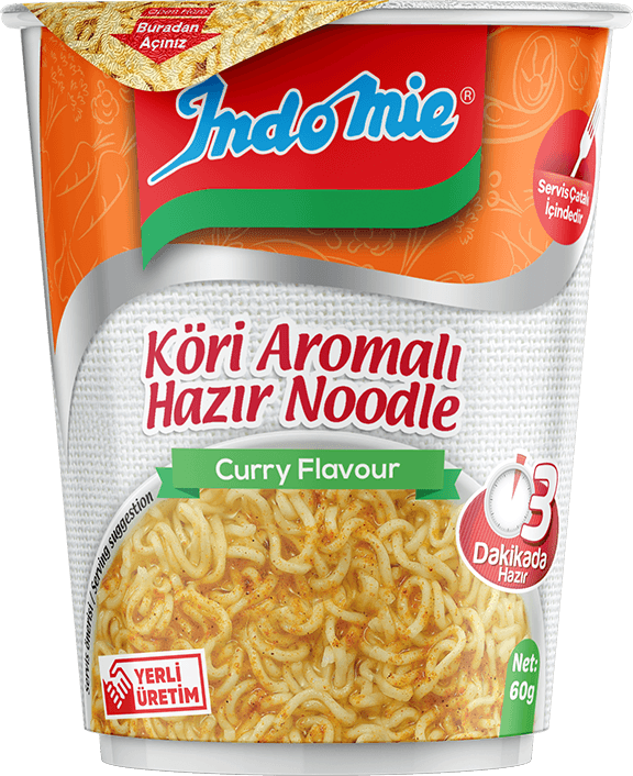 INDOMIE BARDAK NOODLES KÖRİ 60 GR X 24 AD