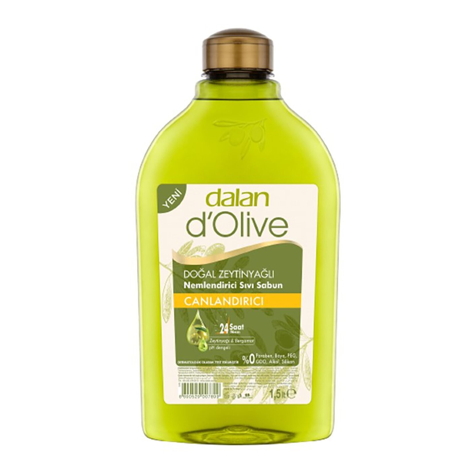 Dalan D Olive Sıvı Sabun 1,5 Lt * 8 Canlandırıcı