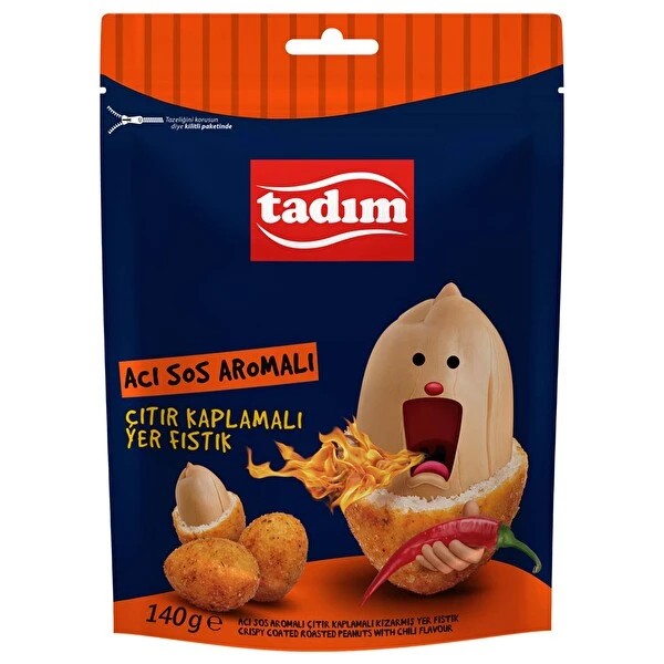 Tadım Acı Sos Kaplamalı Yer Fıstığı 140 Gr