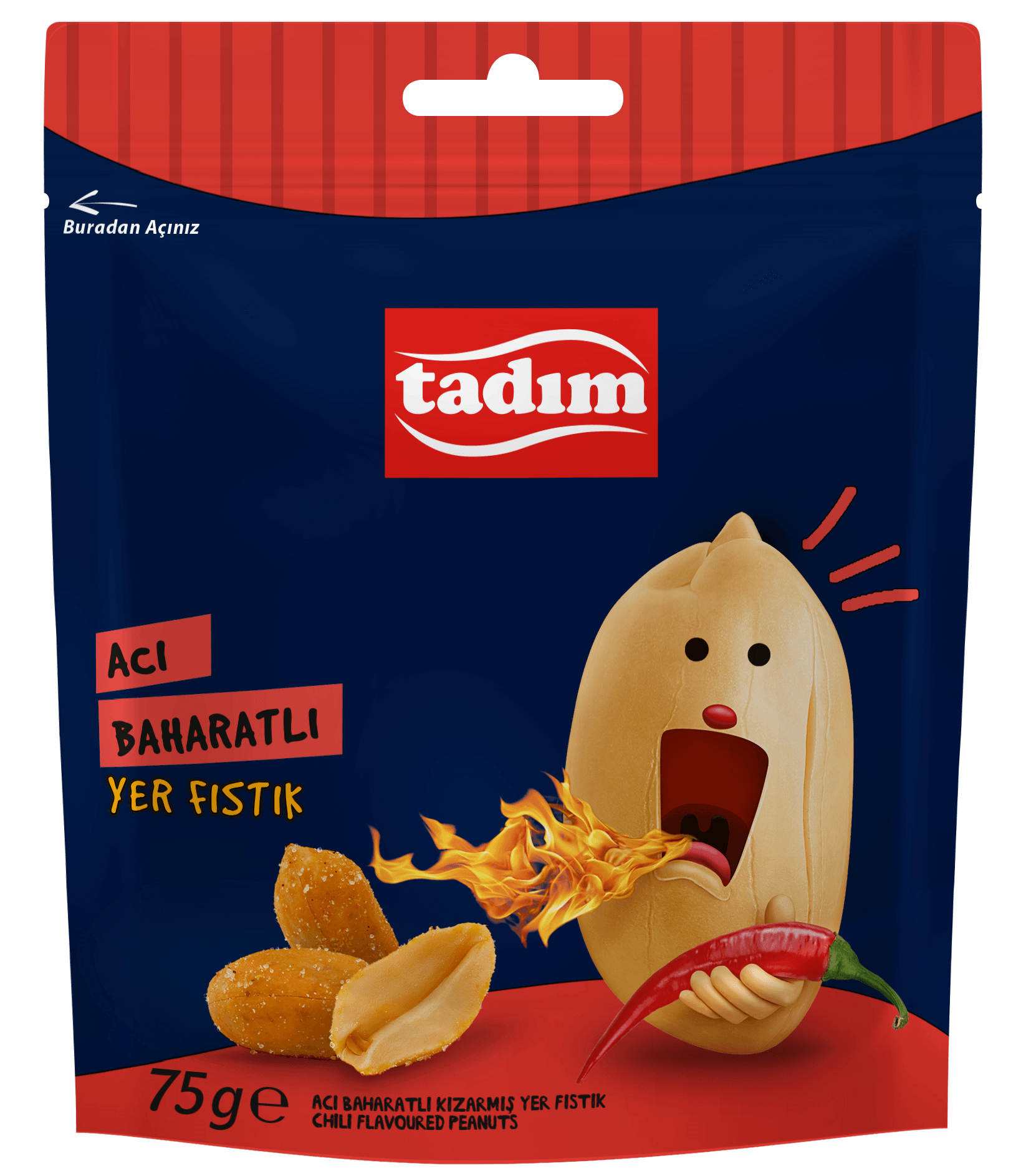 Tadım Acı Soslu Yer Fıstığı 75 Gr