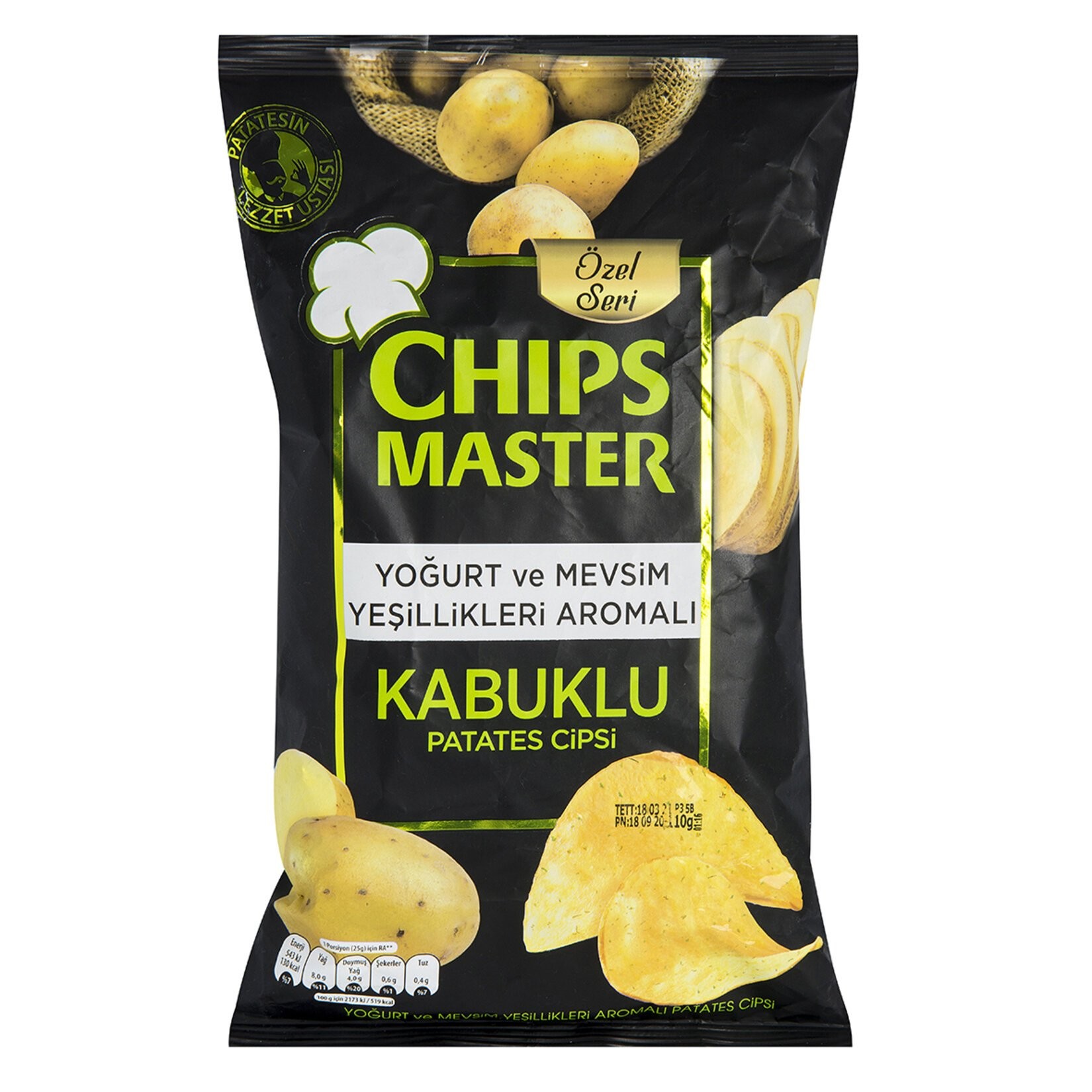 Chips Master Kabuk Yoğurtlu Süper Plus 104 Gr