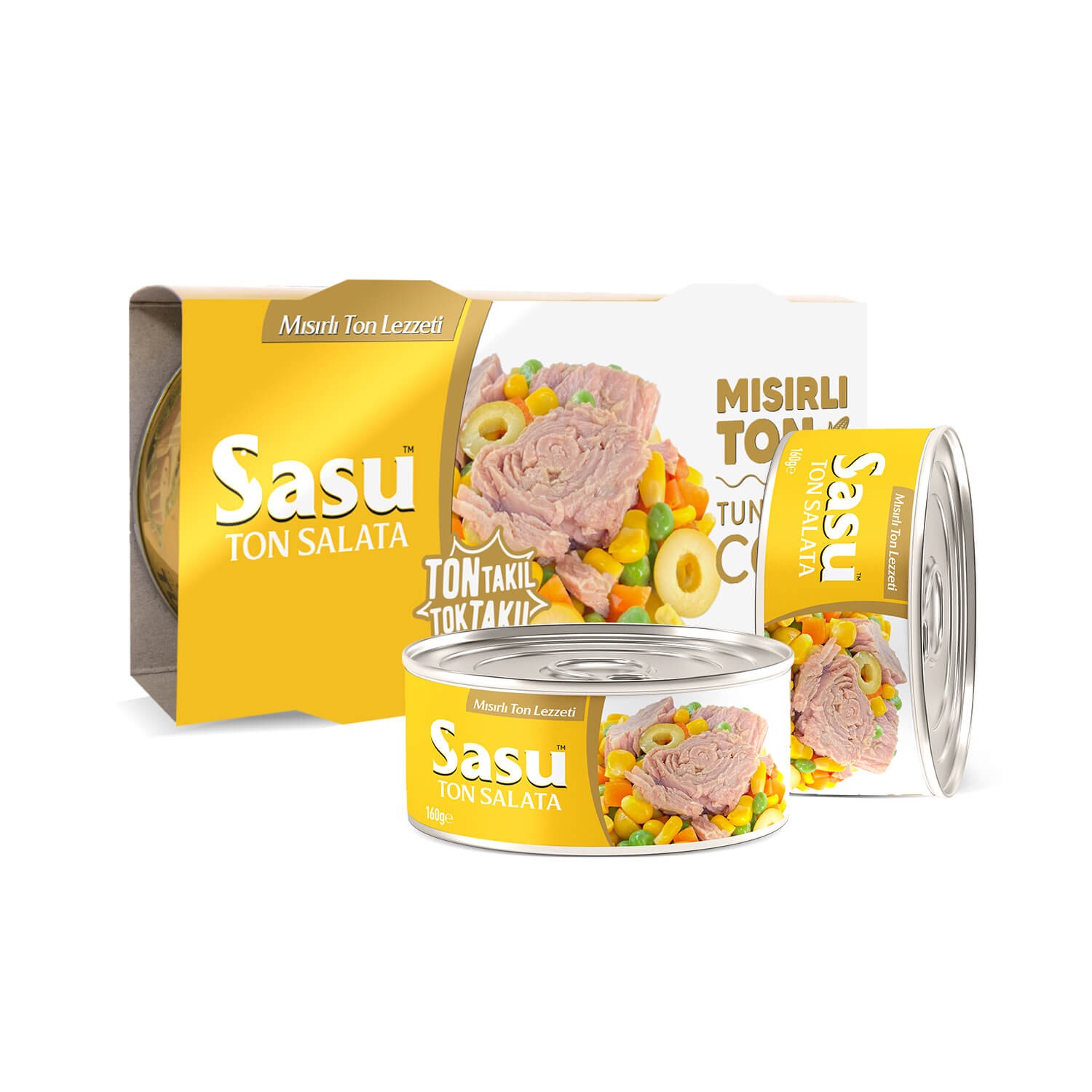 Sasu Ton Balığı Konserve (Mısırlı) 160 Gr