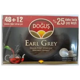 Doğuş Early Grey Demlik Poşet 48+12 X 3.2 Gr