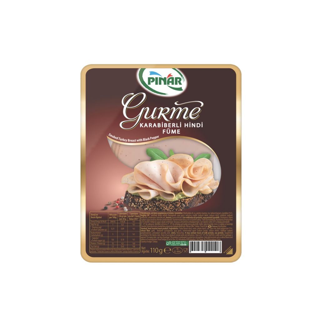 Pınar Füme Hindi Karabiberli Gurme 110 Gr